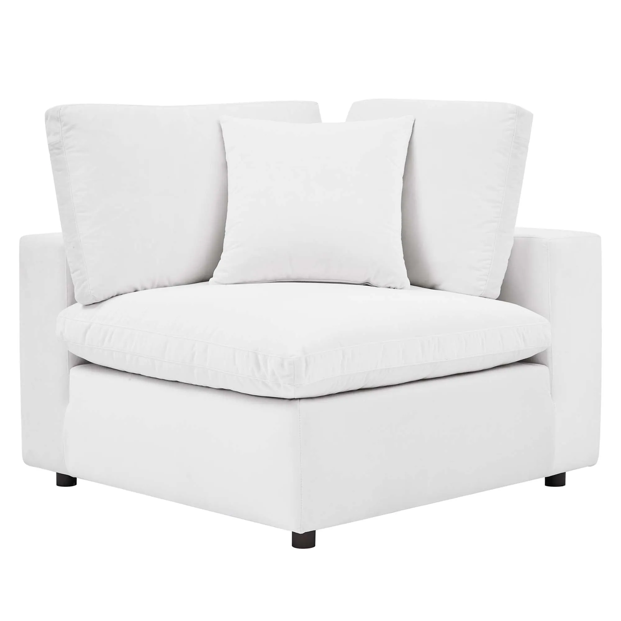 Commix Down Filled Overstuffed Performance Velvet 3-Seater Sofa by Modway