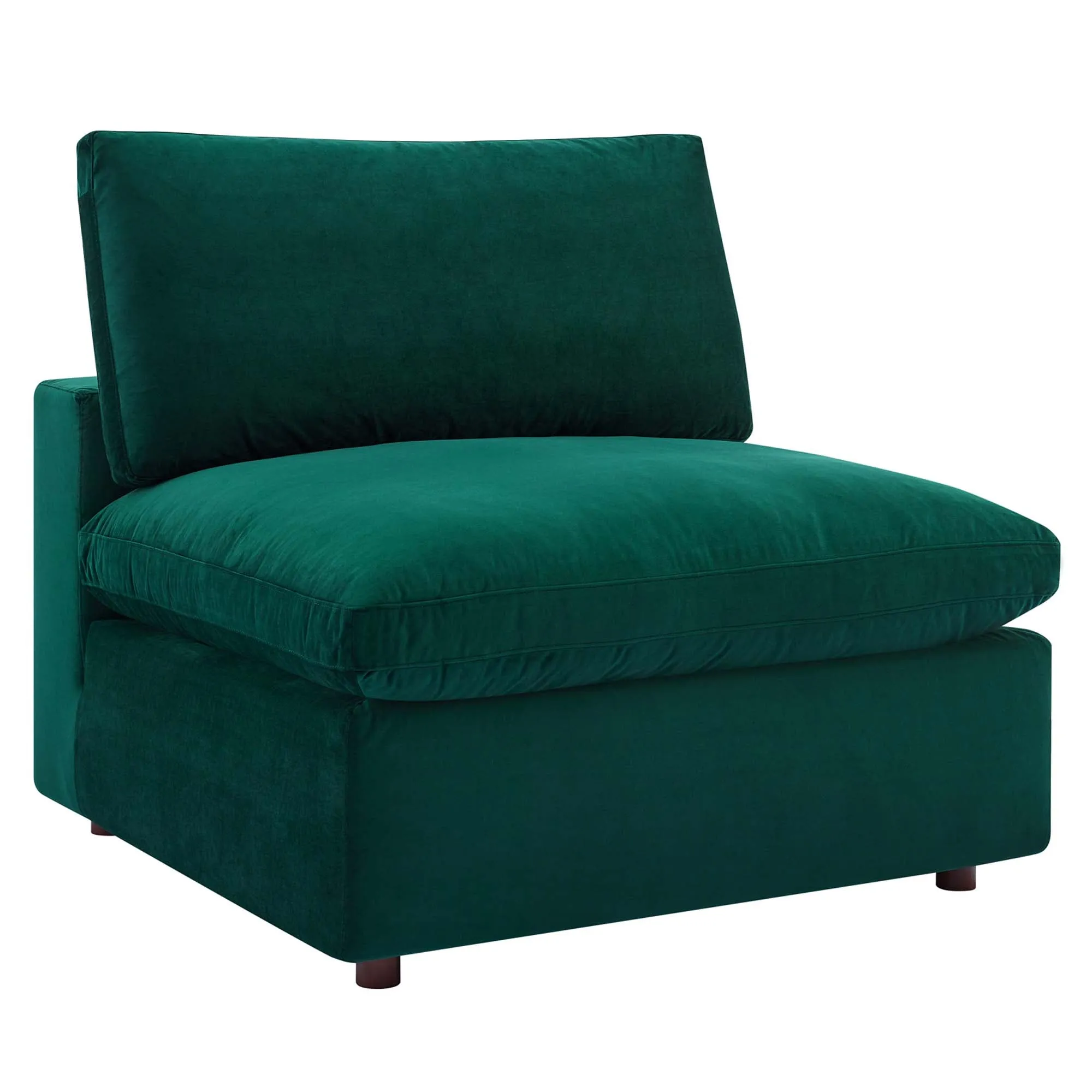 Commix Down Filled Overstuffed Performance Velvet 3-Seater Sofa by Modway
