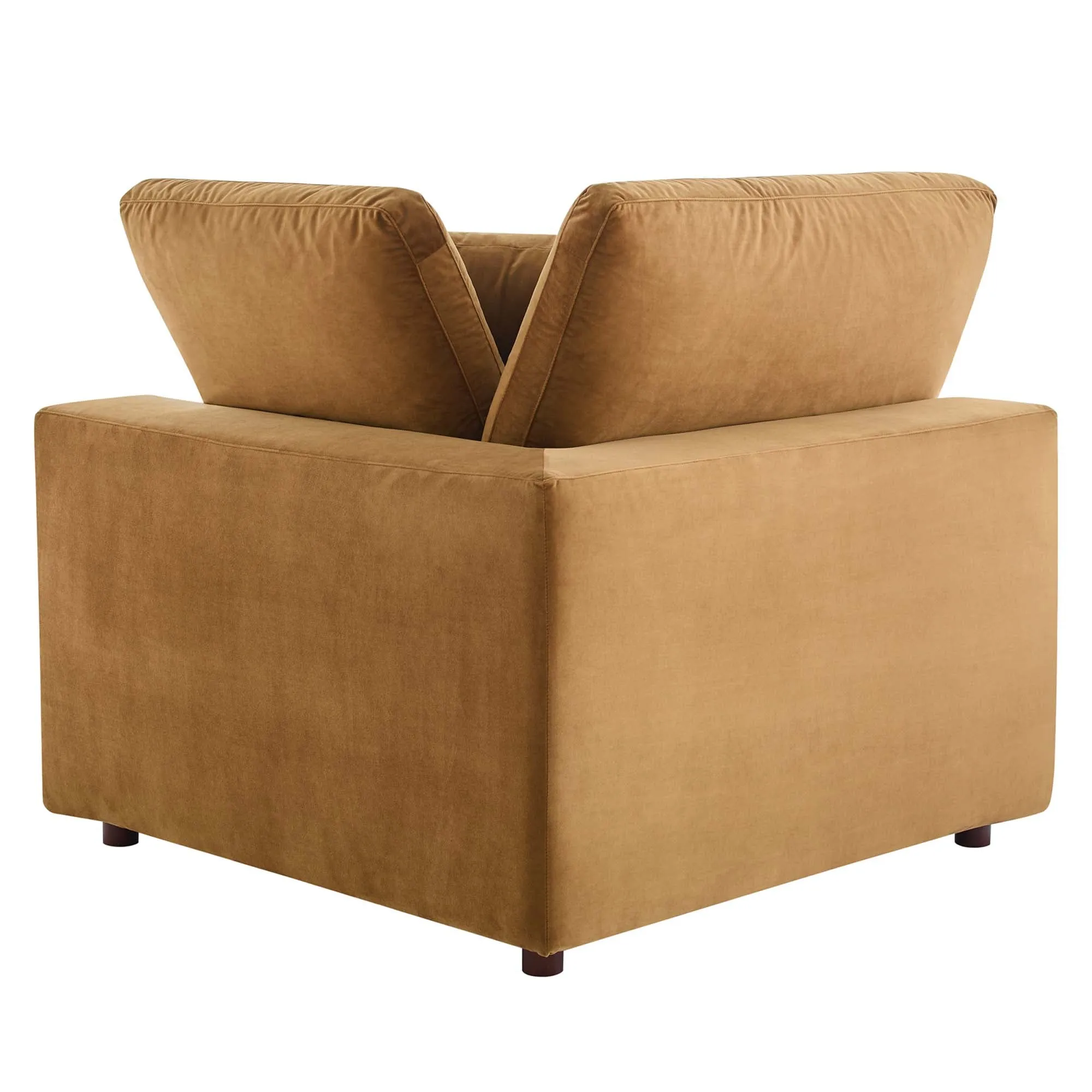 Commix Down Filled Overstuffed Performance Velvet 3-Seater Sofa by Modway