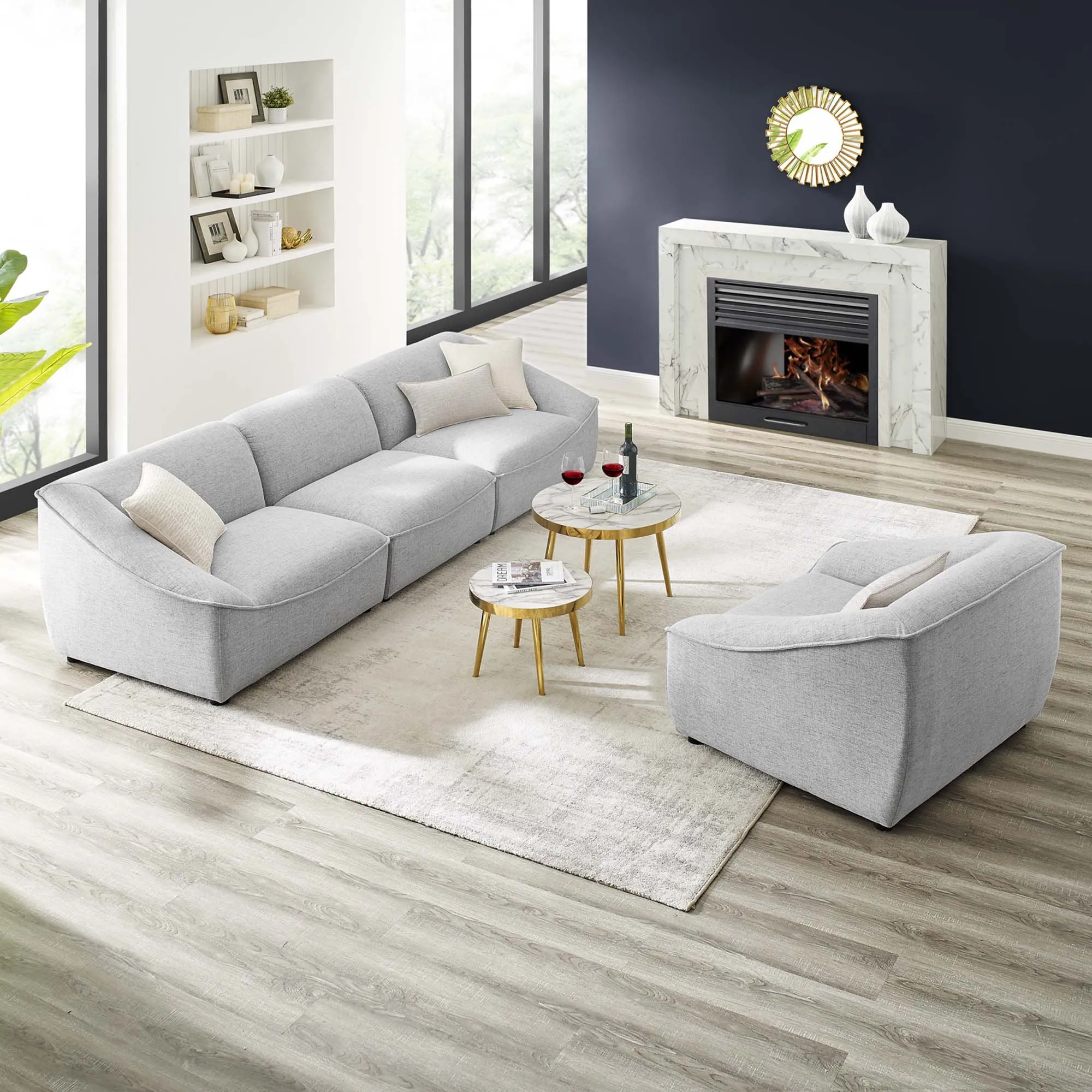 Comprise 4-Piece Living Room Set by Modway