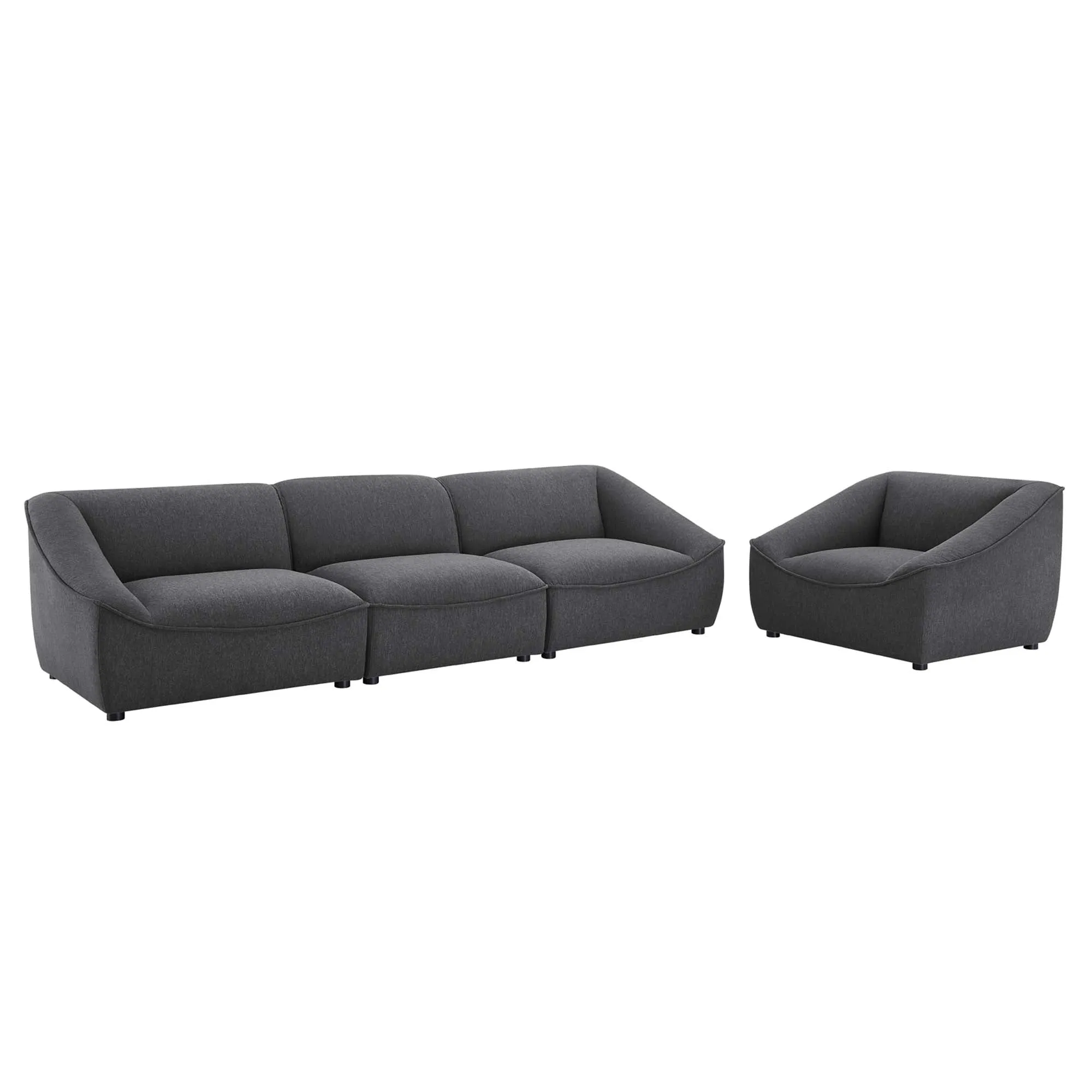 Comprise 4-Piece Living Room Set by Modway