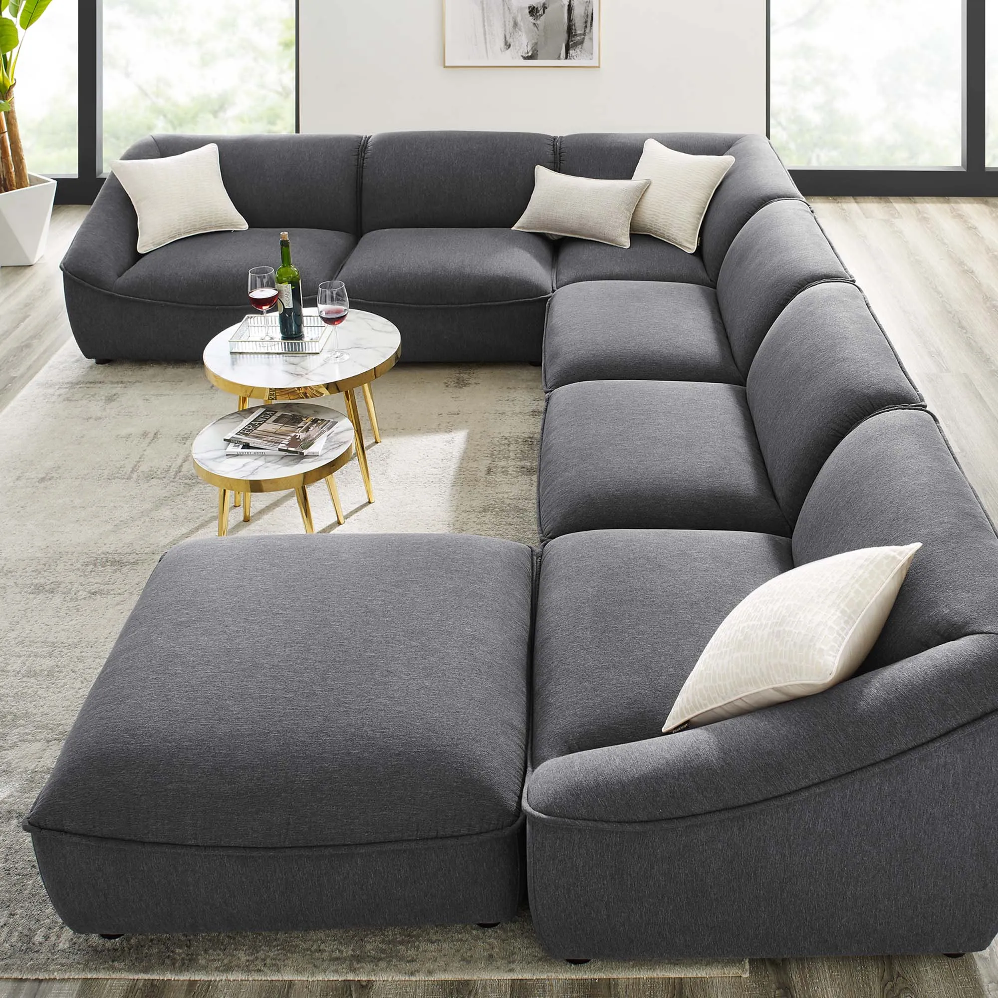 Comprise 7-Piece Sectional Sofa by Modway
