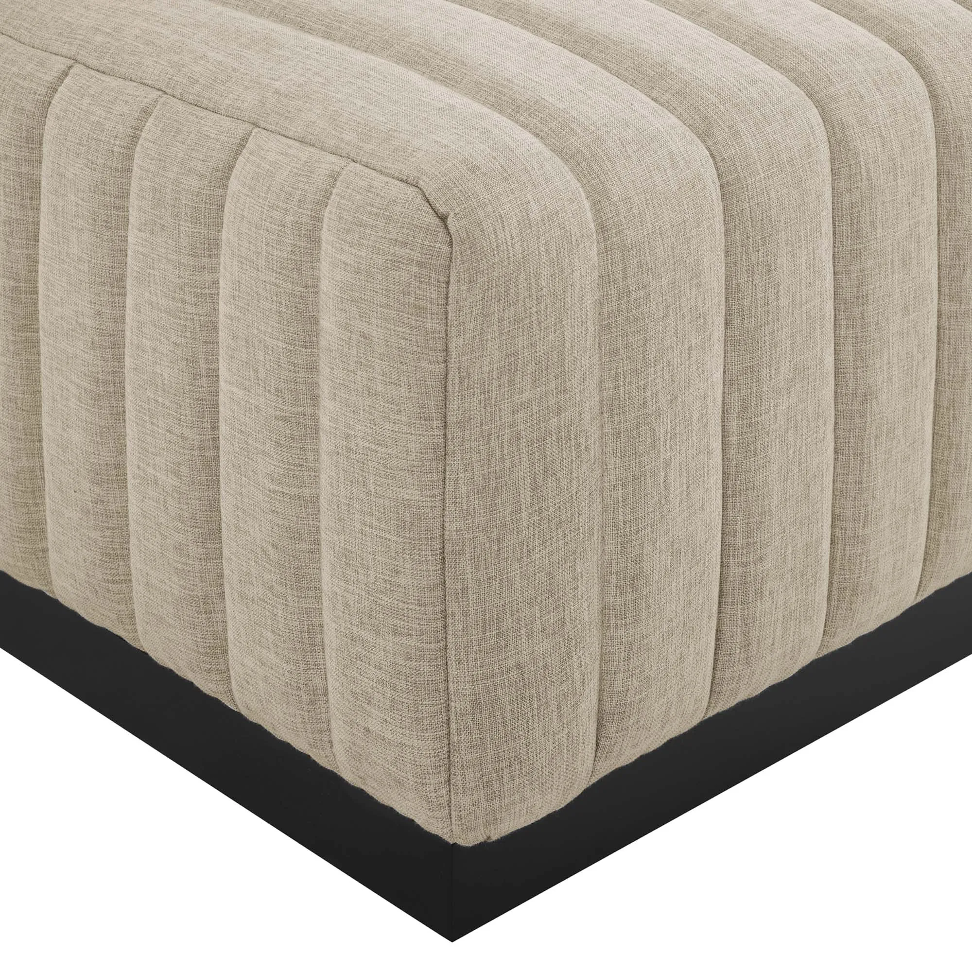 Conjure 6-Piece Channel Tufted Upholstered Fabric Sectional Sofa by Modway