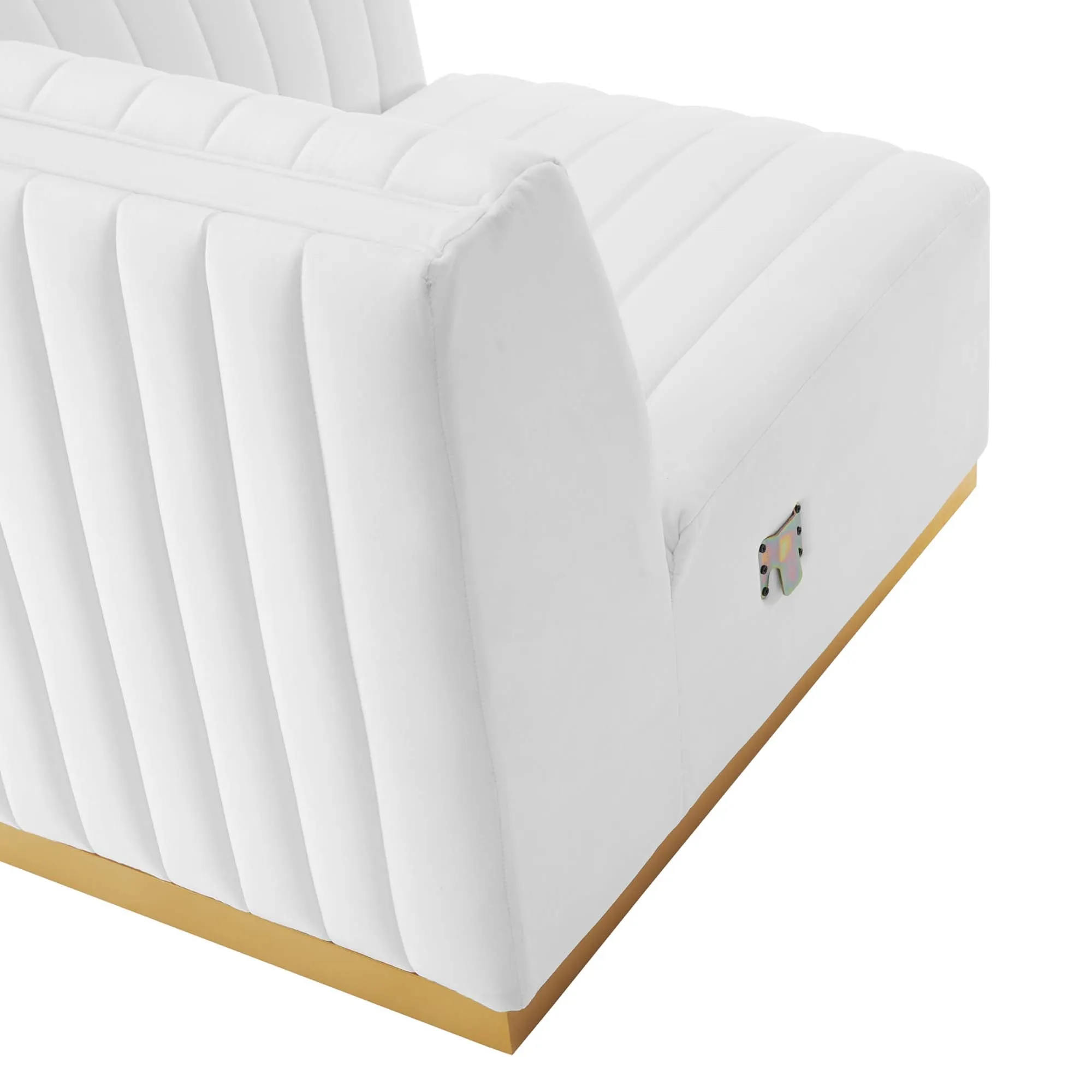 Conjure Channel Tufted Performance Velvet Loveseat by Modway