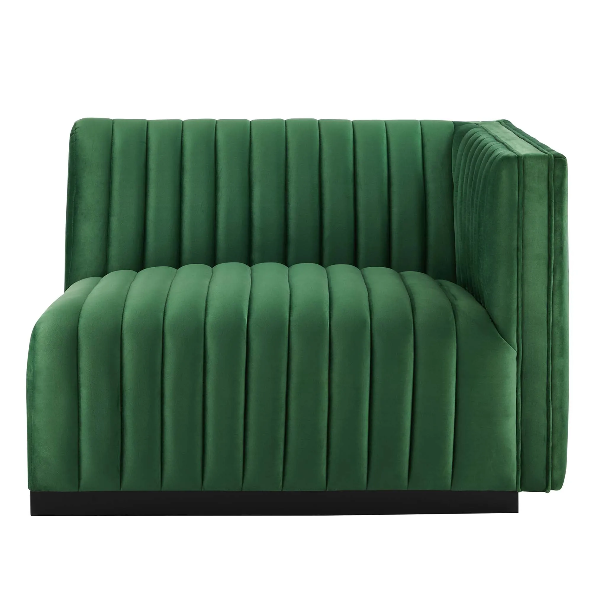 Conjure Channel Tufted Performance Velvet Right-Arm Chair by Modway