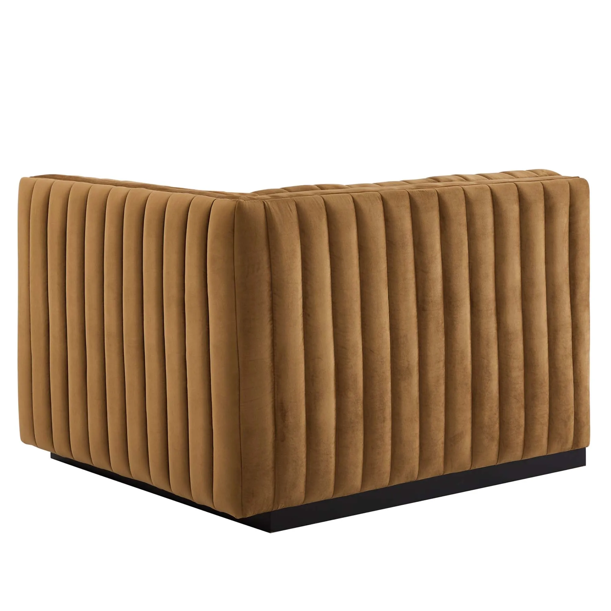 Conjure Channel Tufted Performance Velvet Right-Arm Chair by Modway