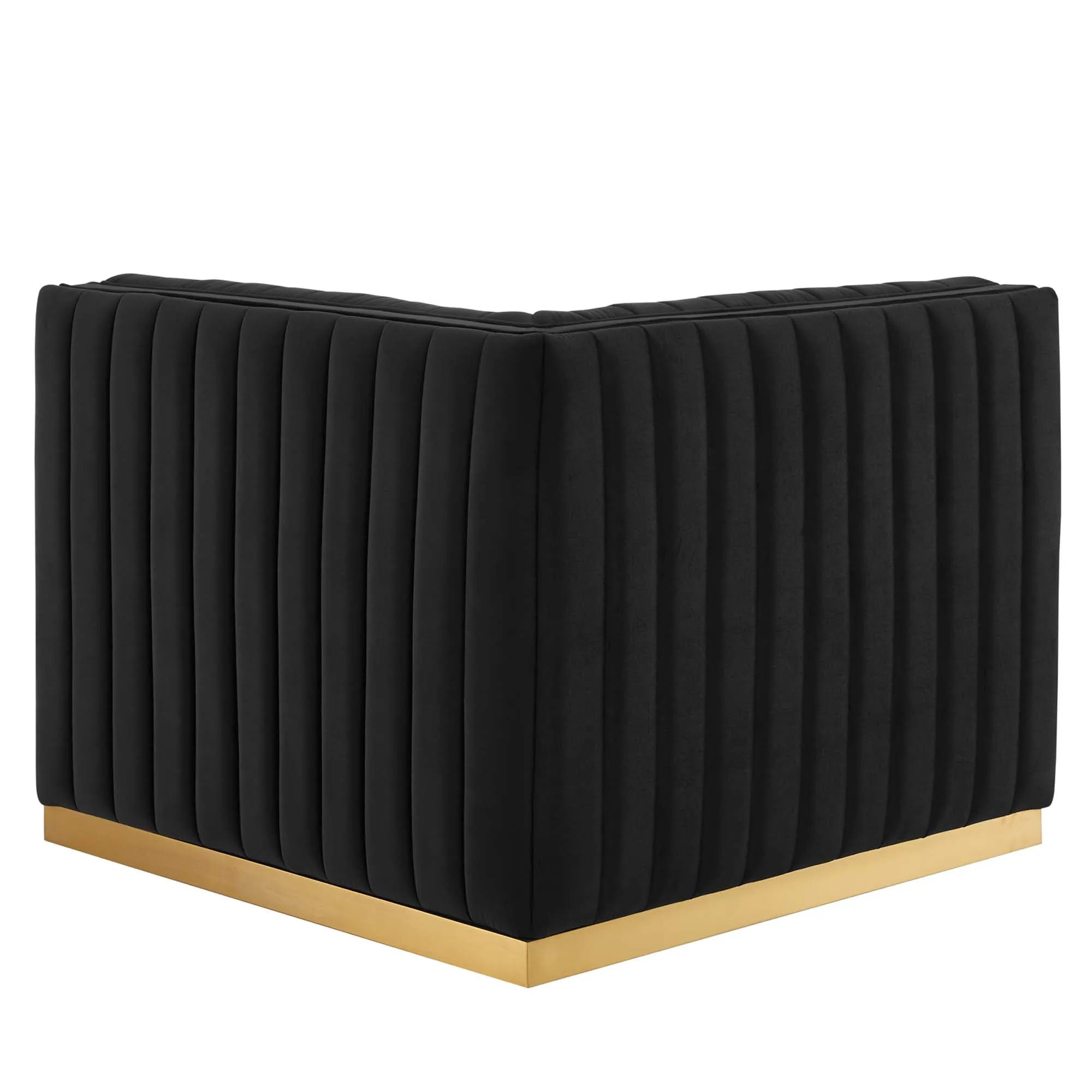 Conjure Channel Tufted Performance Velvet Right Corner Chair by Modway