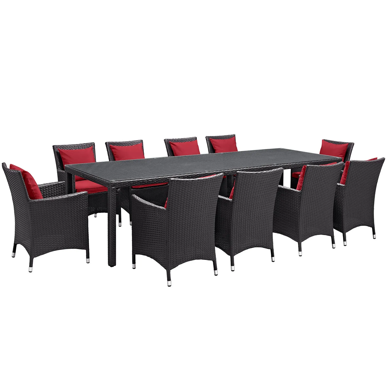 Convene 11 Piece Outdoor Patio Dining Set by Modway