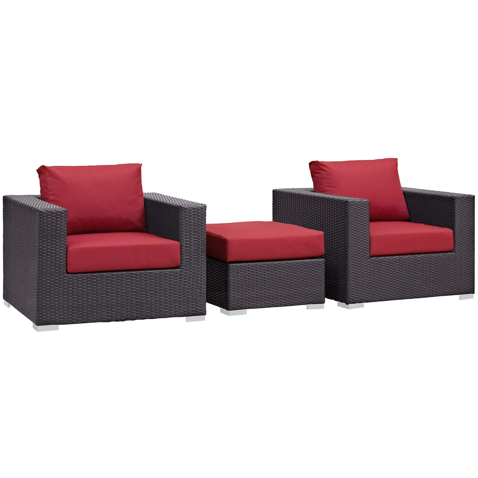 Convene 3 Piece Outdoor Patio Sofa Set by Modway