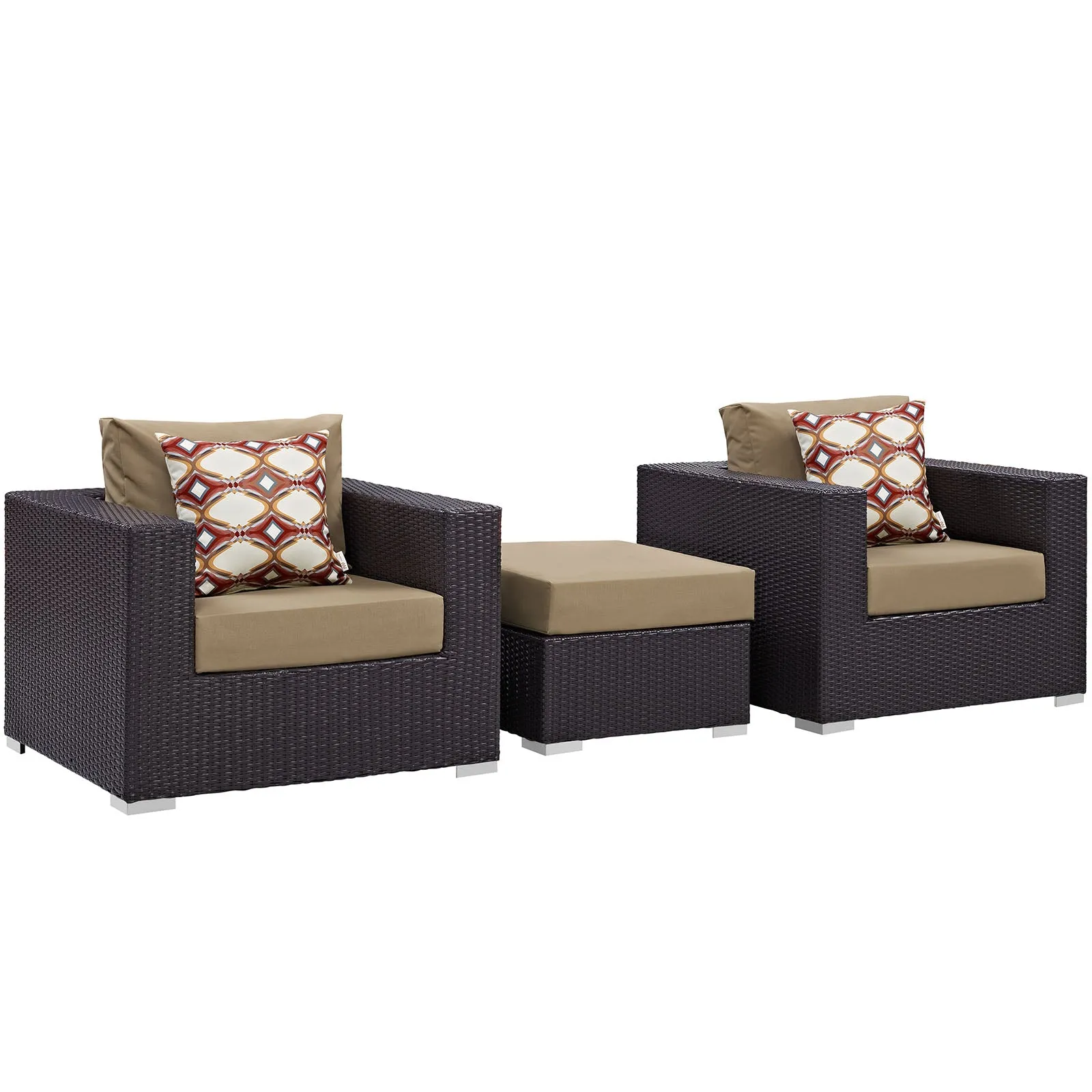 Convene 3 Piece Outdoor Patio Sofa Set by Modway