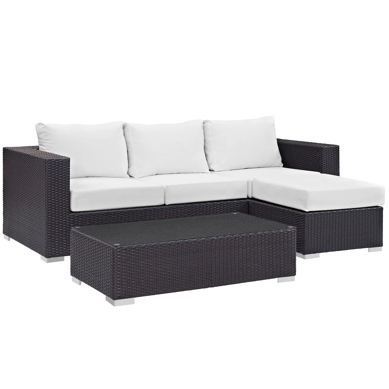 Convene 3 Piece Outdoor Patio Sofa Set by Modway