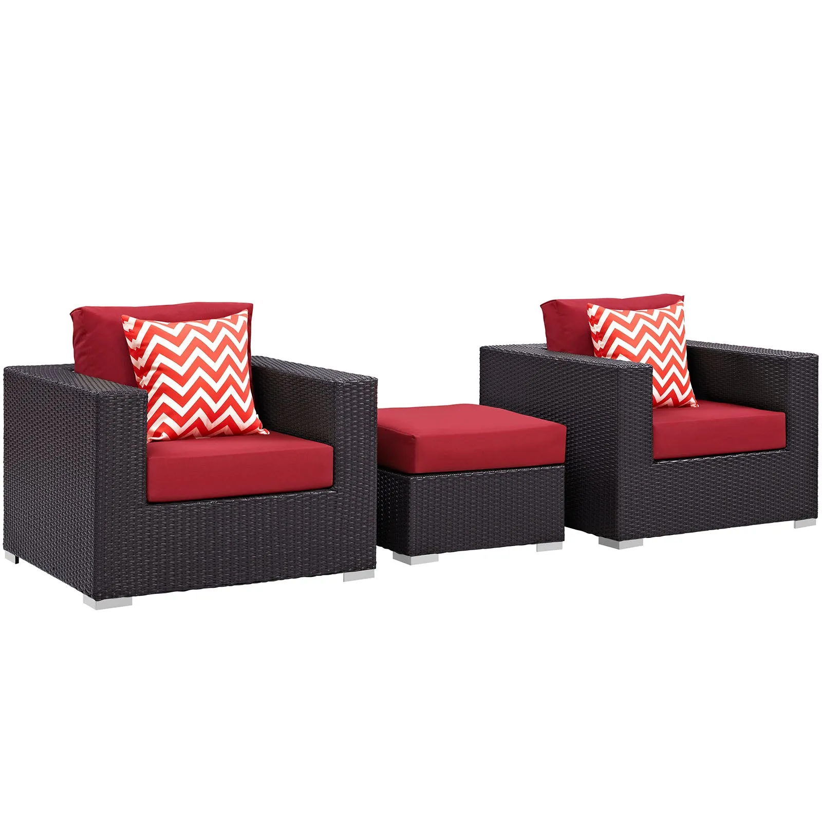 Convene 3 Piece Outdoor Patio Sofa Set by Modway