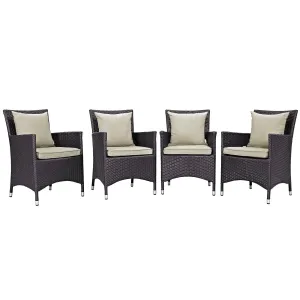 Convene 4 Piece Outdoor Patio Dining Set by Modway