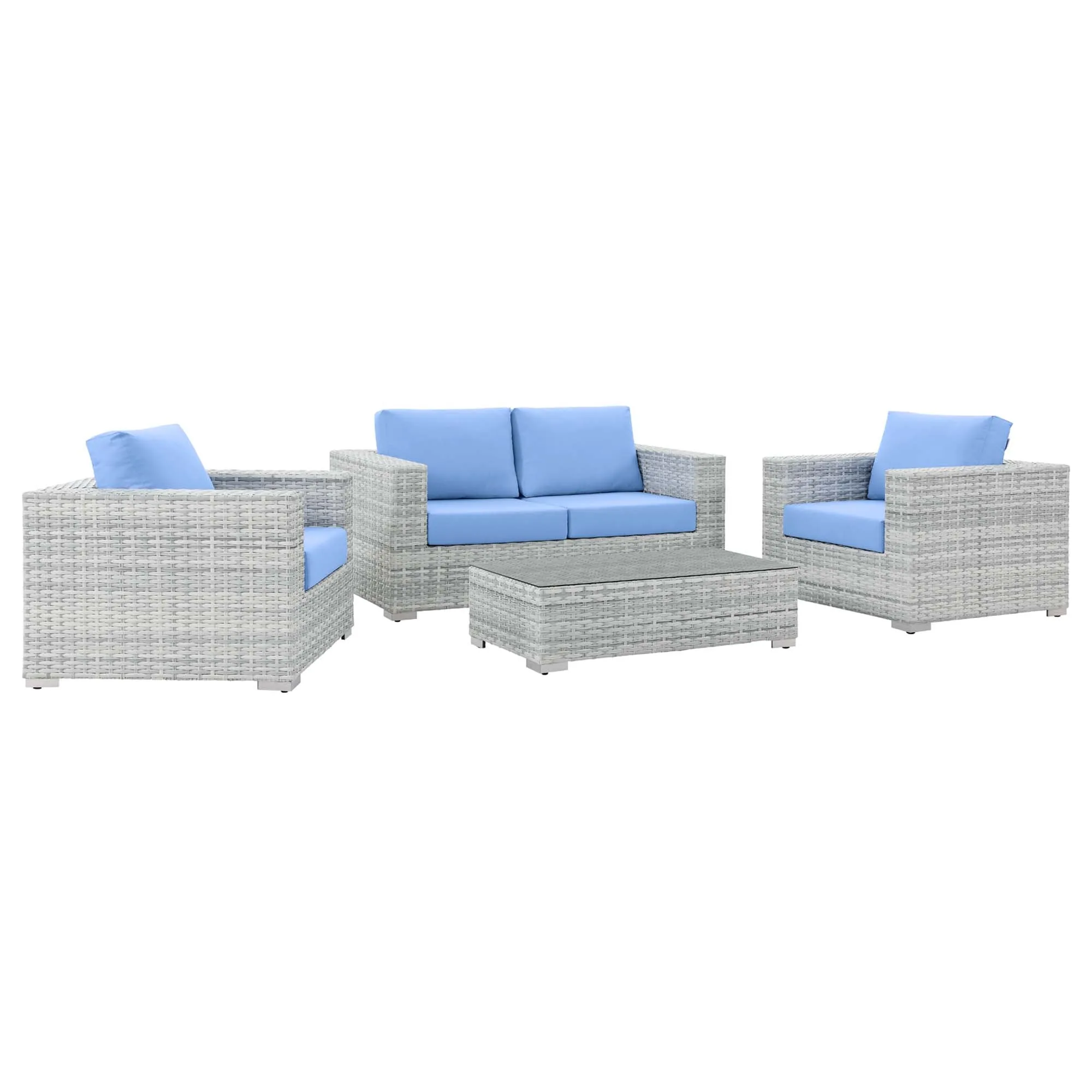 Convene 4-Piece Outdoor Patio Set by Modway
