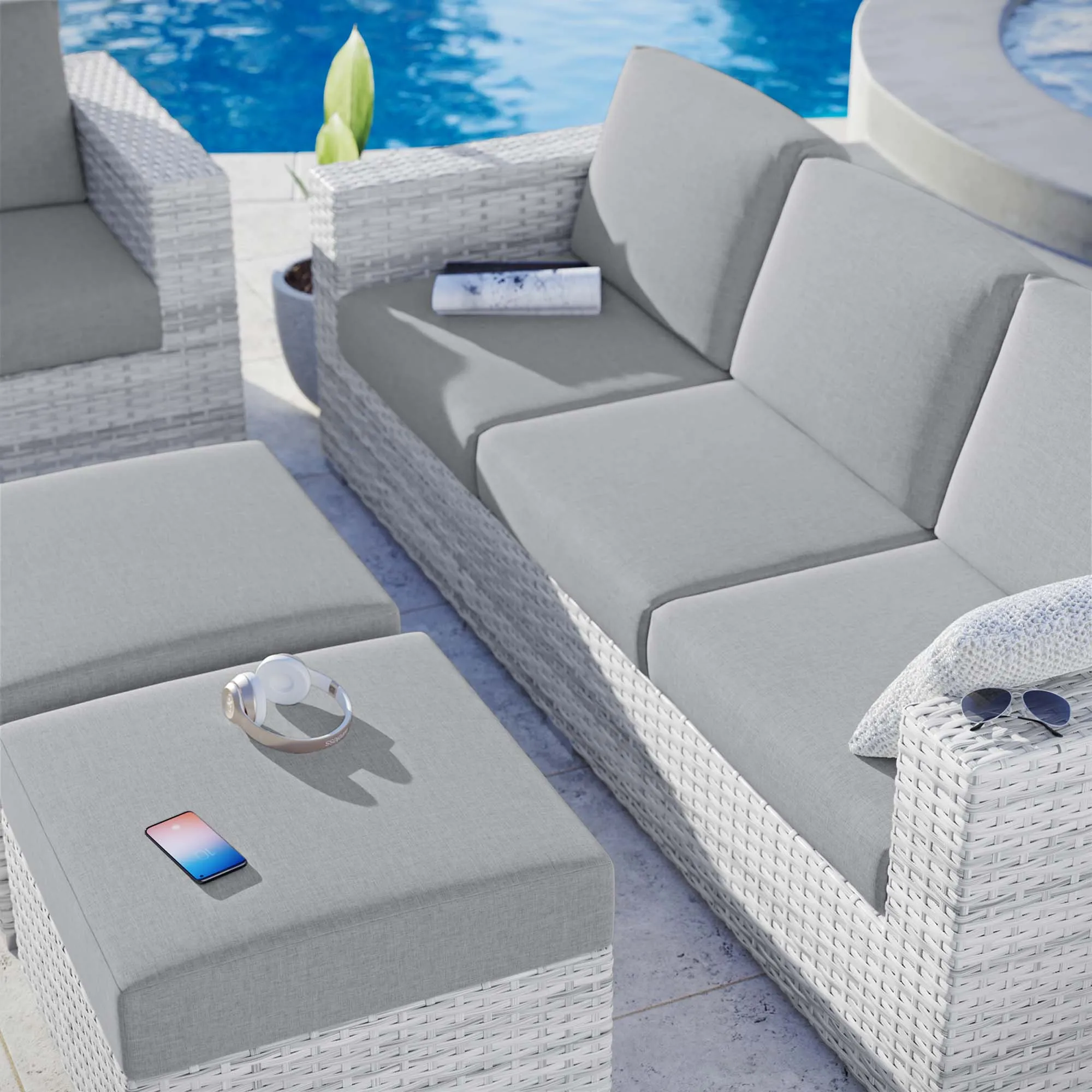 Convene 4-Piece Outdoor Patio Set by Modway