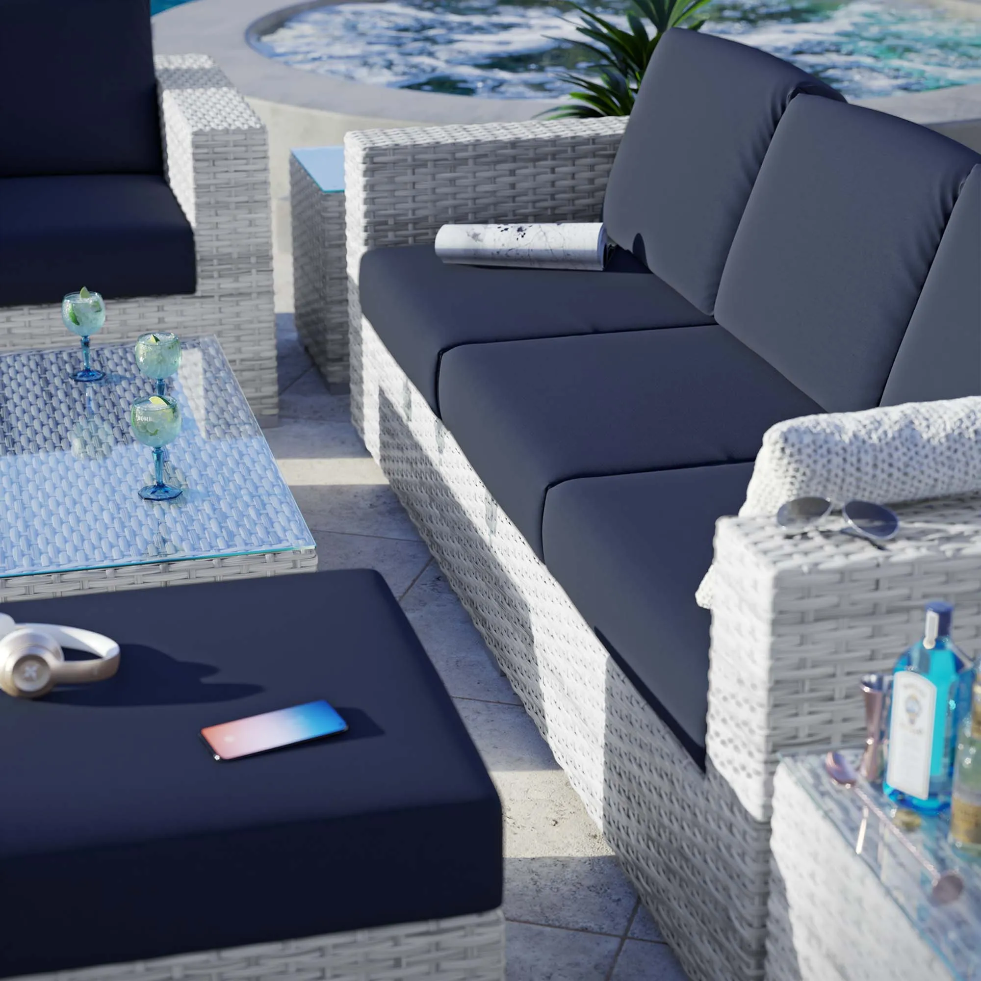 Convene 6-Piece Outdoor Patio Set by Modway