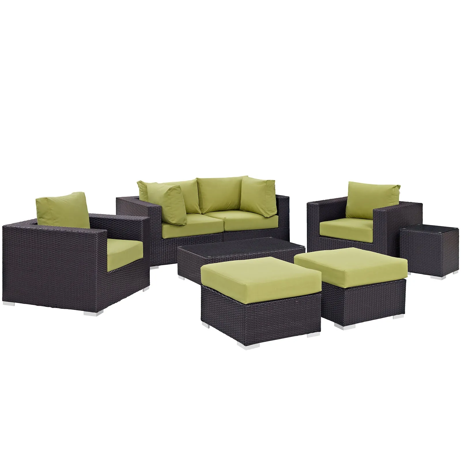 Convene 8 Piece Outdoor Patio Sectional Set by Modway