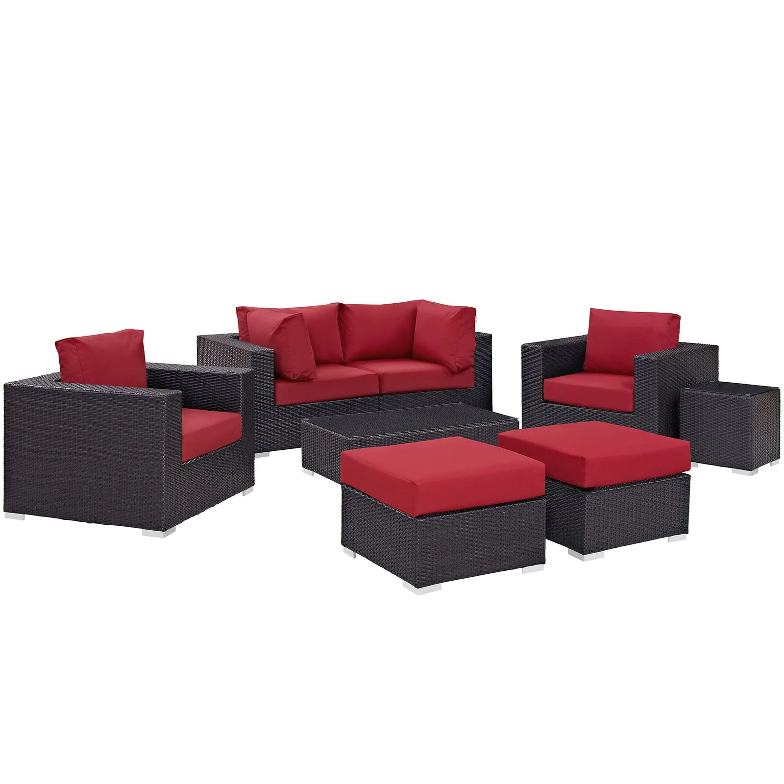 Convene 8 Piece Outdoor Patio Sectional Set by Modway