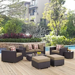 Convene 8 Piece Outdoor Patio Sectional Set by Modway