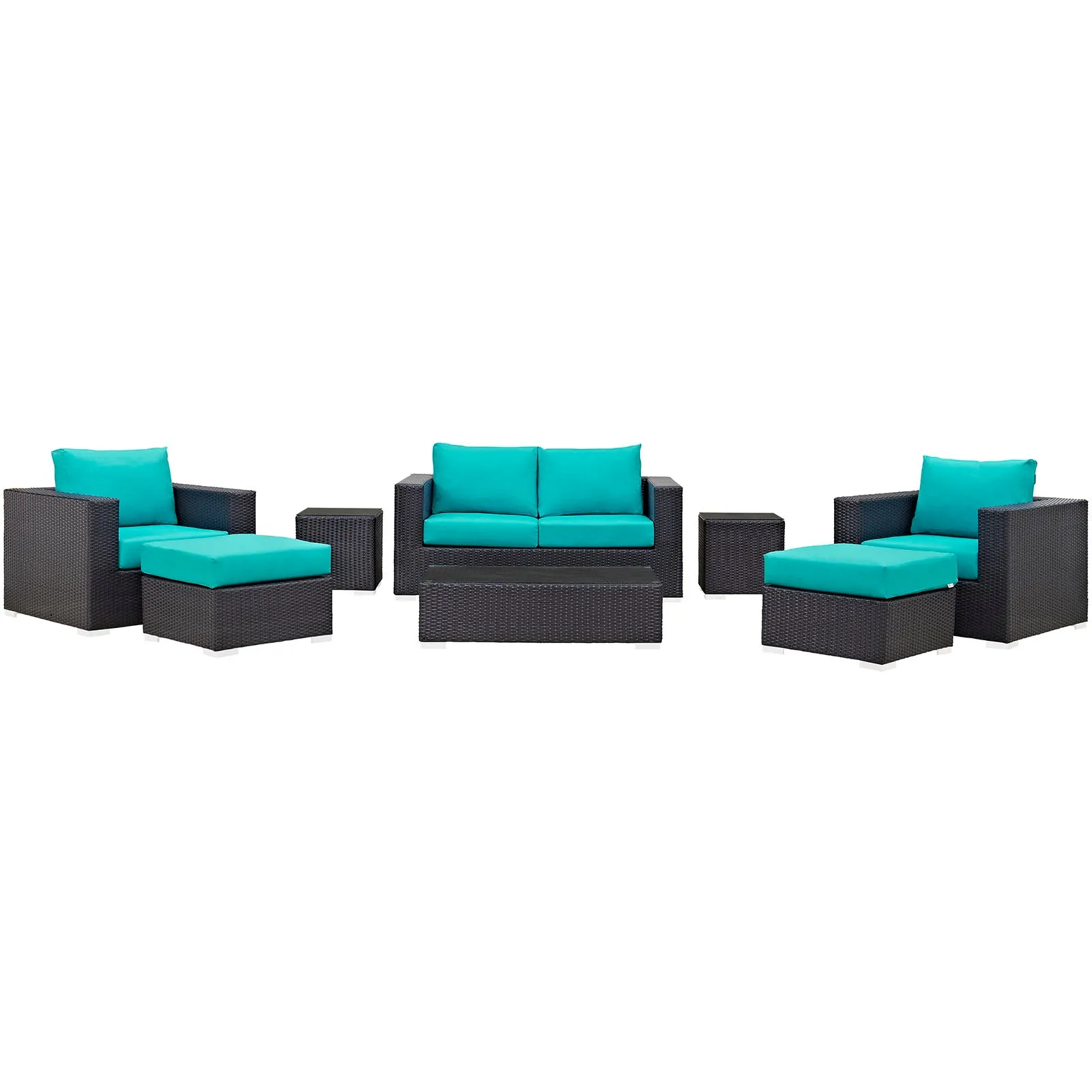 Convene 8 Piece Outdoor Patio Sofa Set by Modway