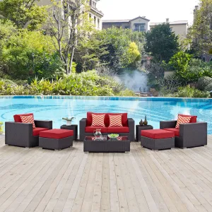 Convene 8 Piece Outdoor Patio Sofa Set by Modway
