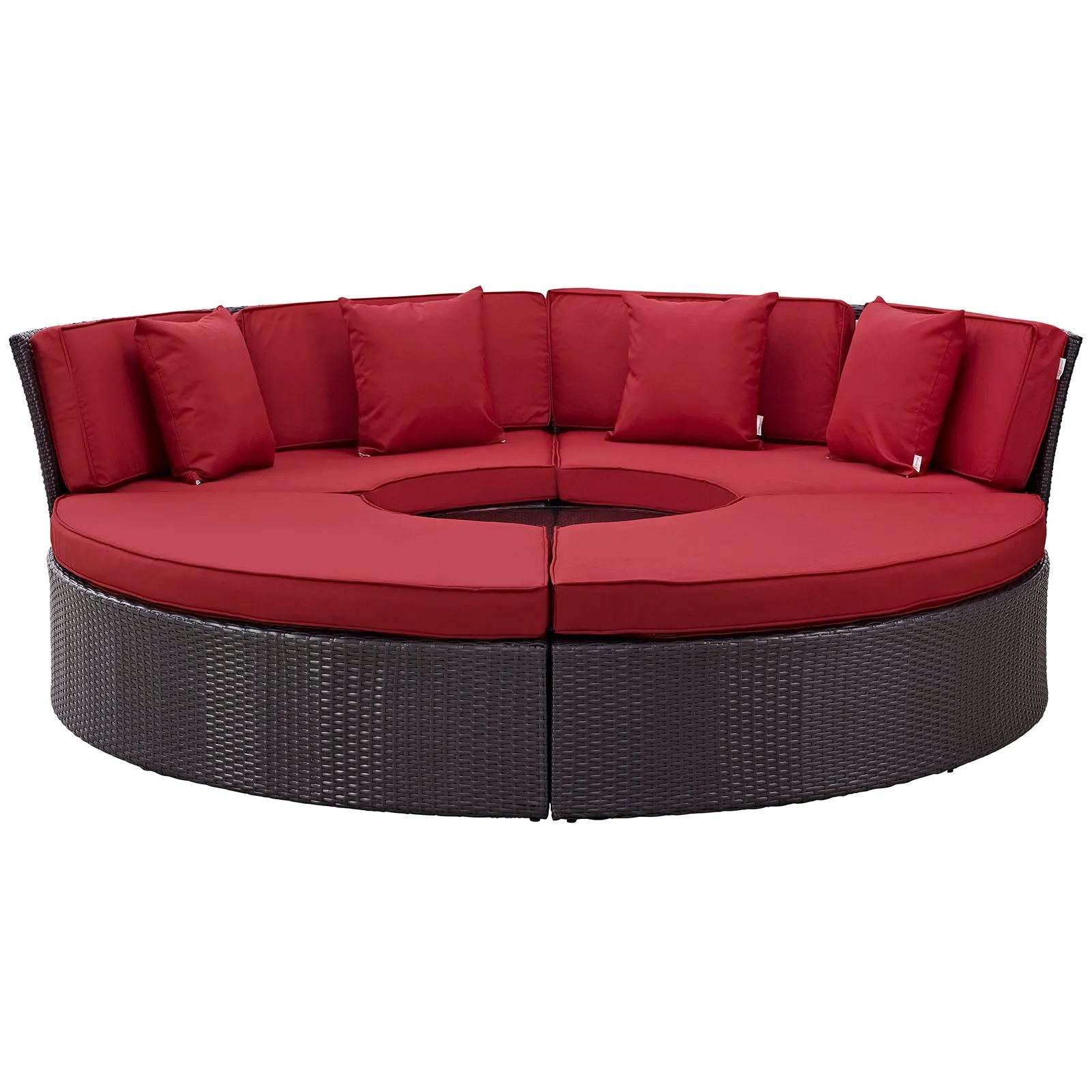 Convene Circular Outdoor Patio Daybed Set by Modway