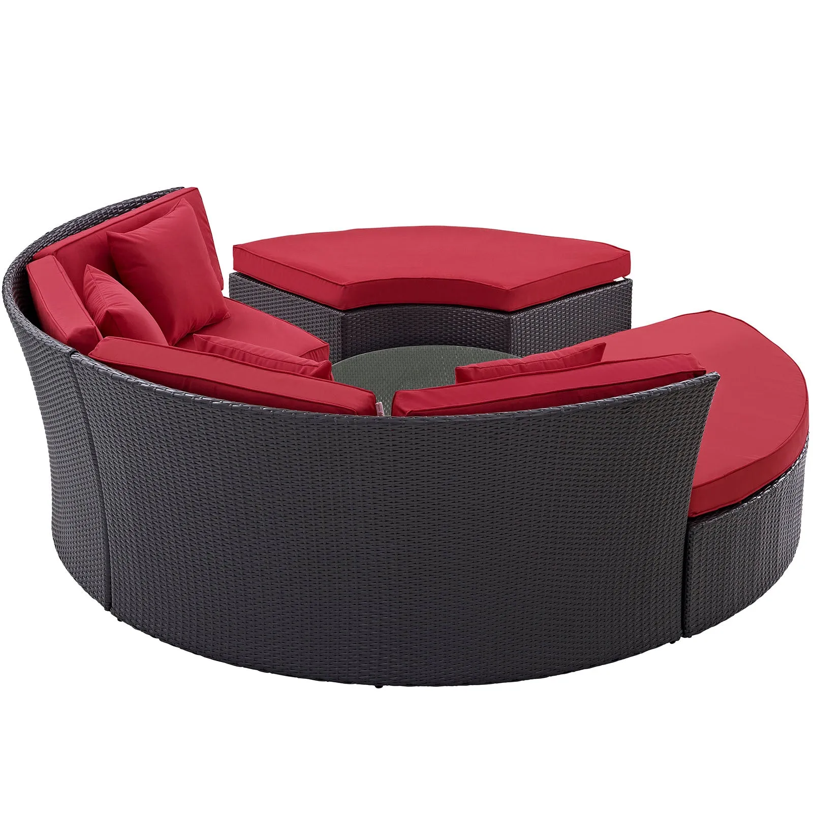 Convene Circular Outdoor Patio Daybed Set by Modway