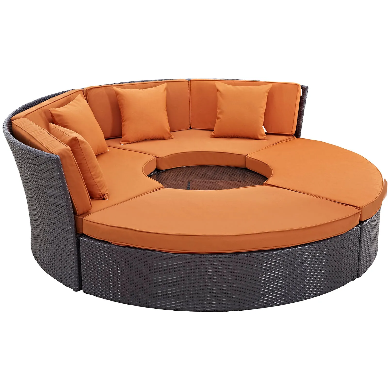 Convene Circular Outdoor Patio Daybed Set by Modway