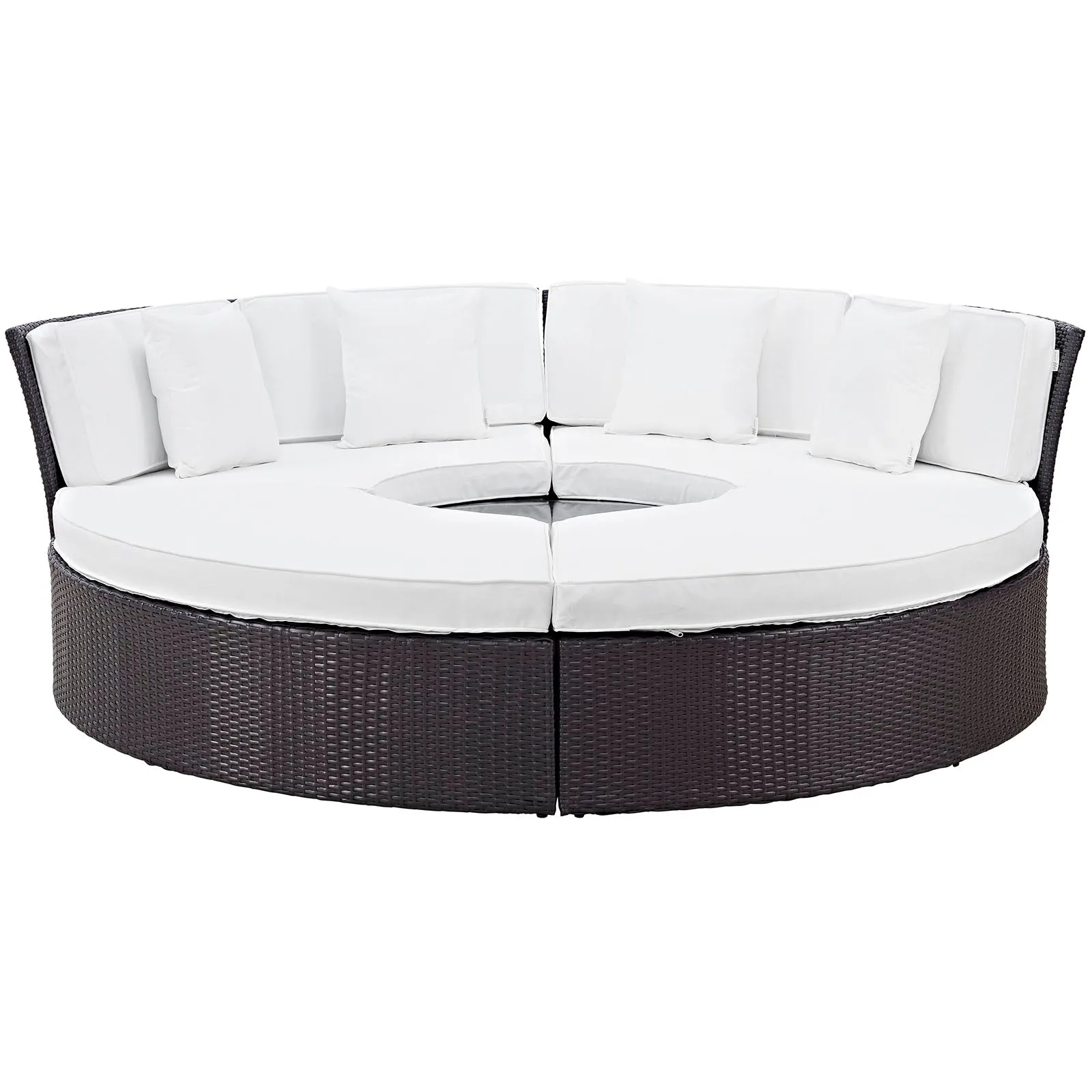 Convene Circular Outdoor Patio Daybed Set by Modway
