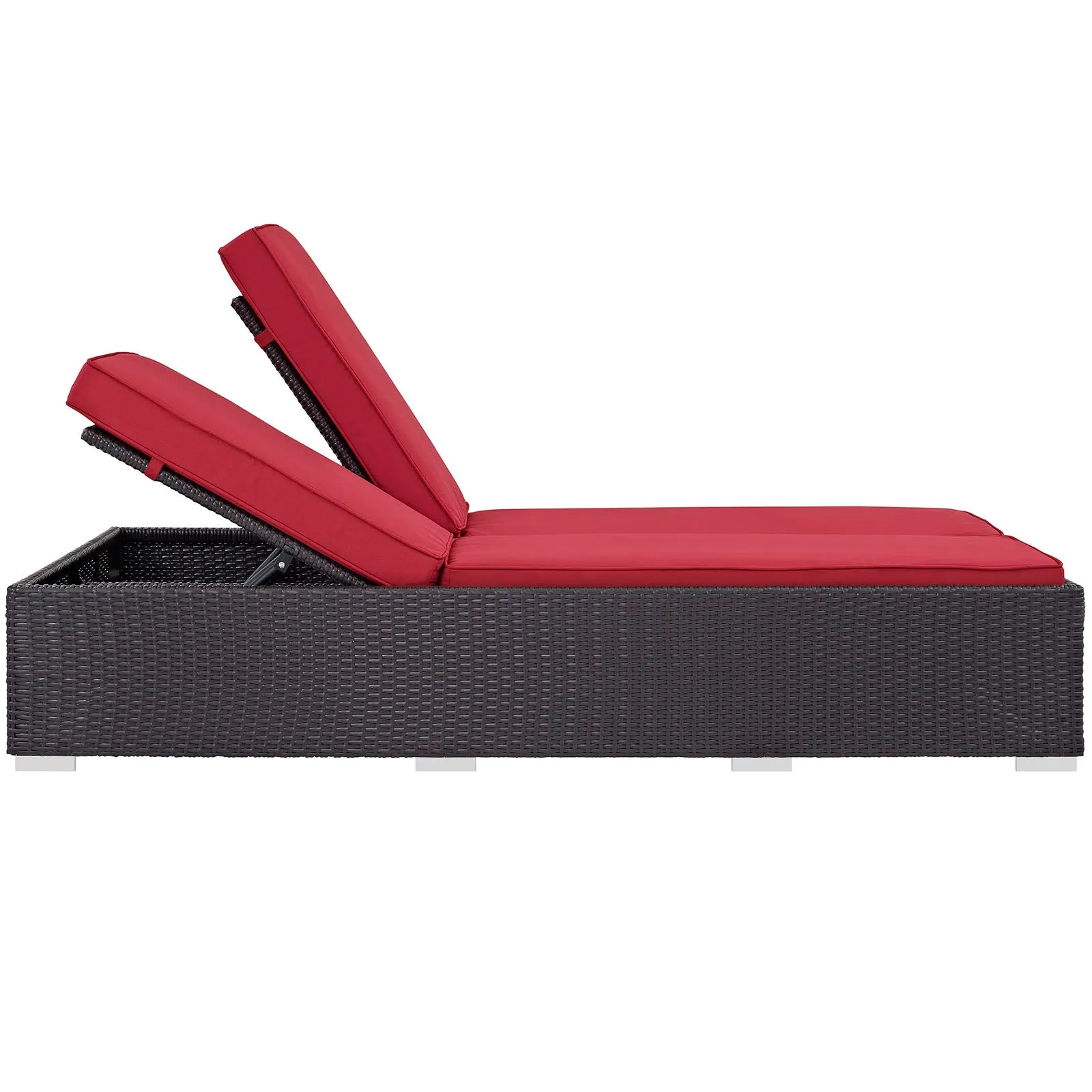 Convene Double Outdoor Patio Chaise by Modway