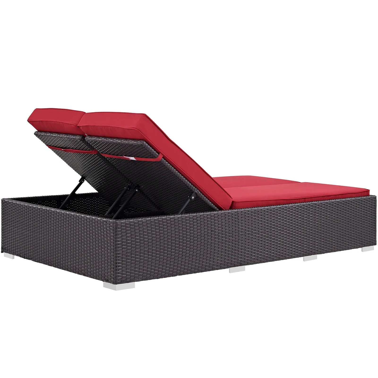 Convene Double Outdoor Patio Chaise by Modway