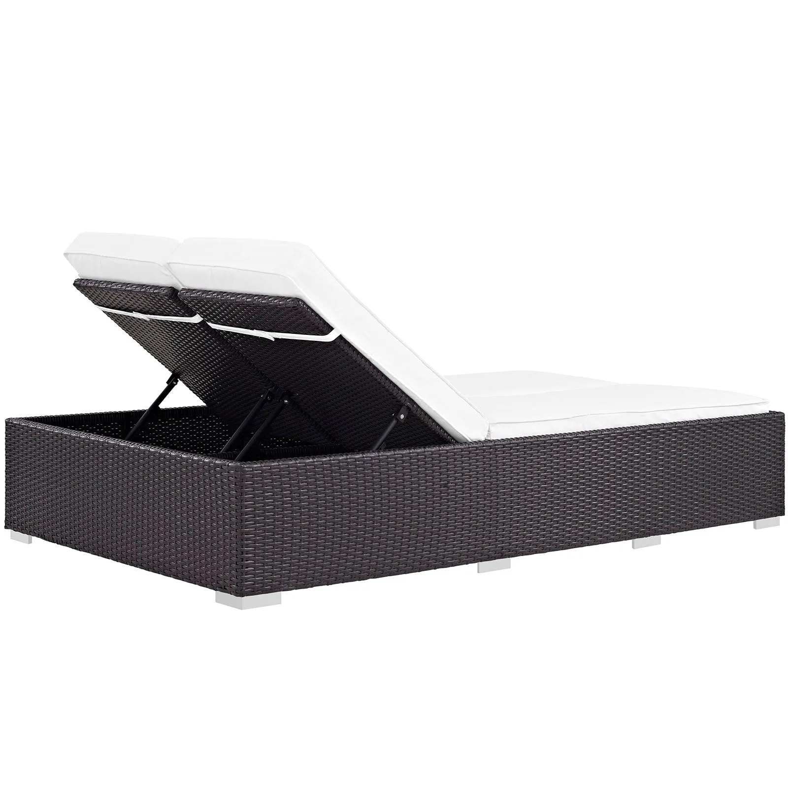 Convene Double Outdoor Patio Chaise by Modway