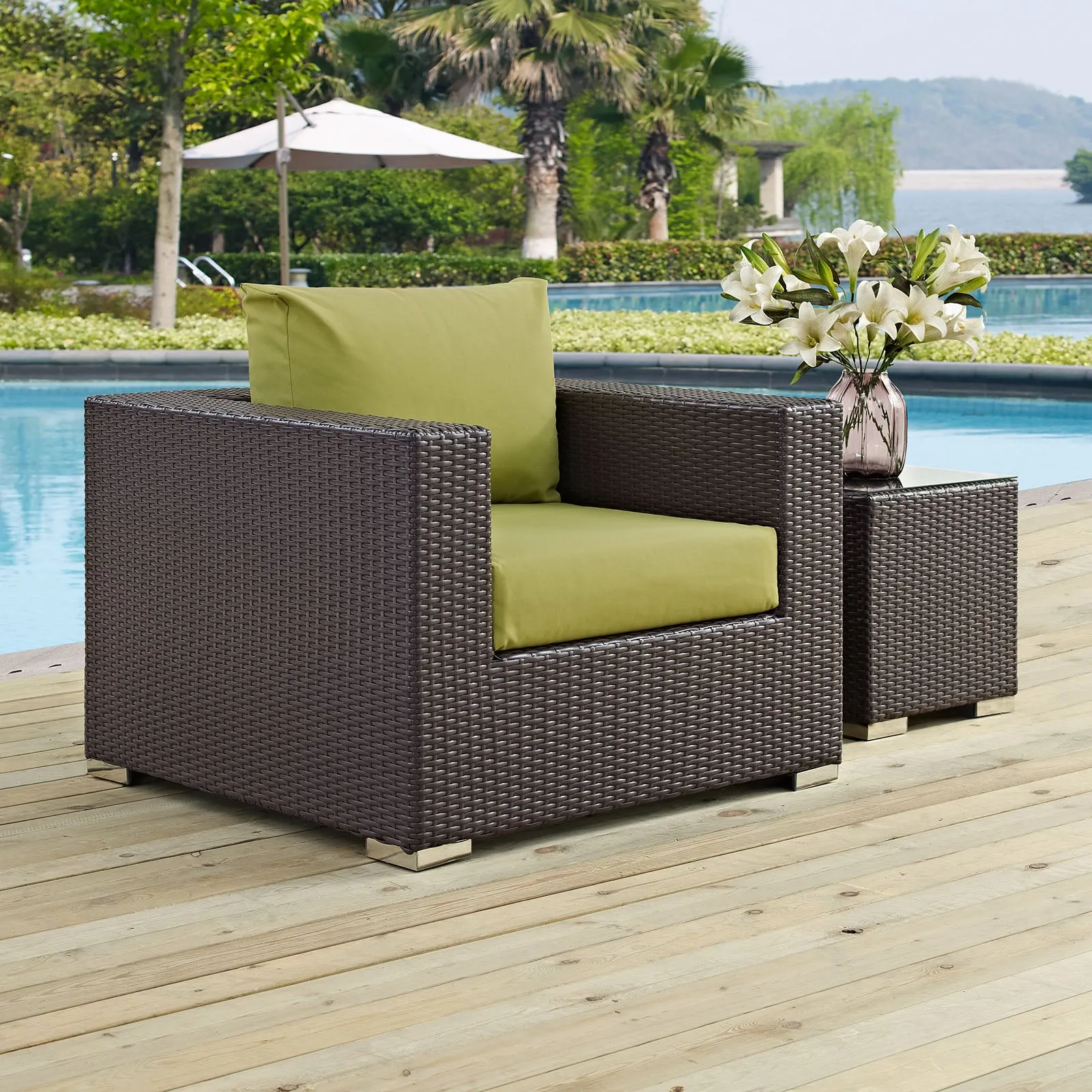 Convene Outdoor Patio Armchair by Modway