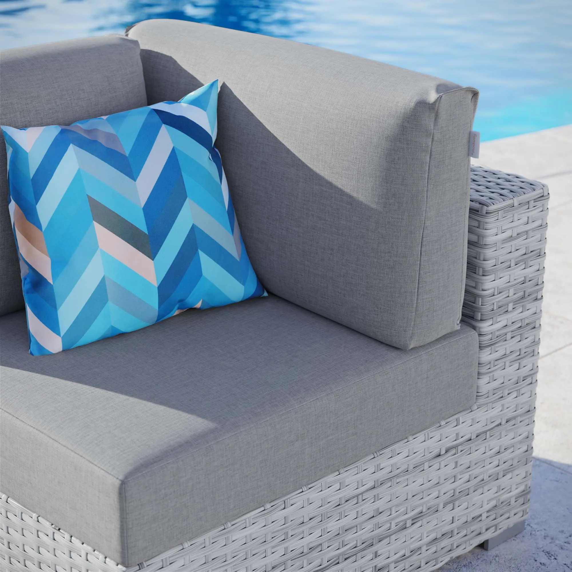 Convene Outdoor Patio Corner Chair by Modway