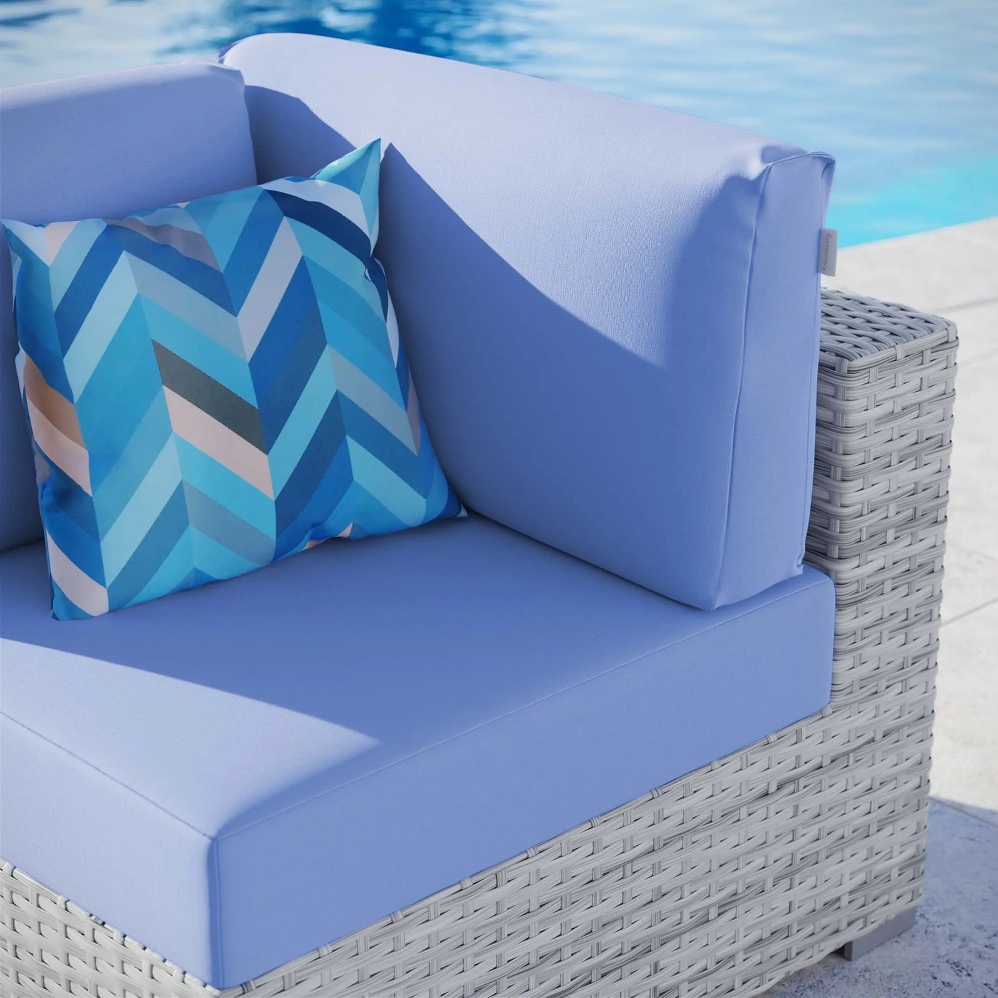 Convene Outdoor Patio Corner Chair by Modway