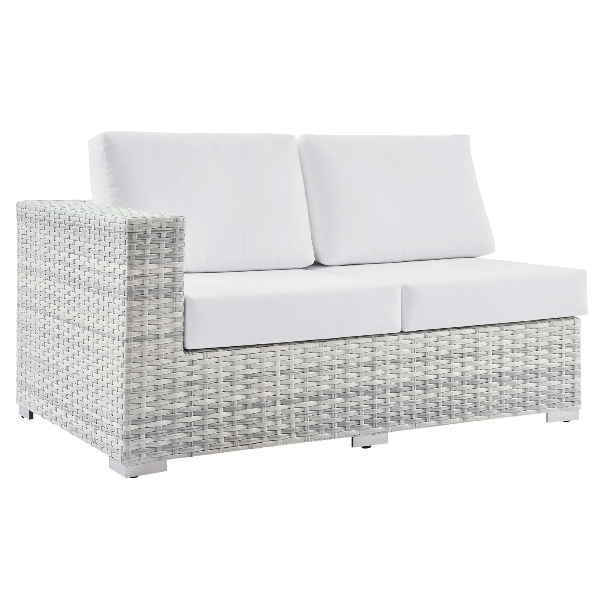 Convene Outdoor Patio Left-Arm Loveseat by Modway