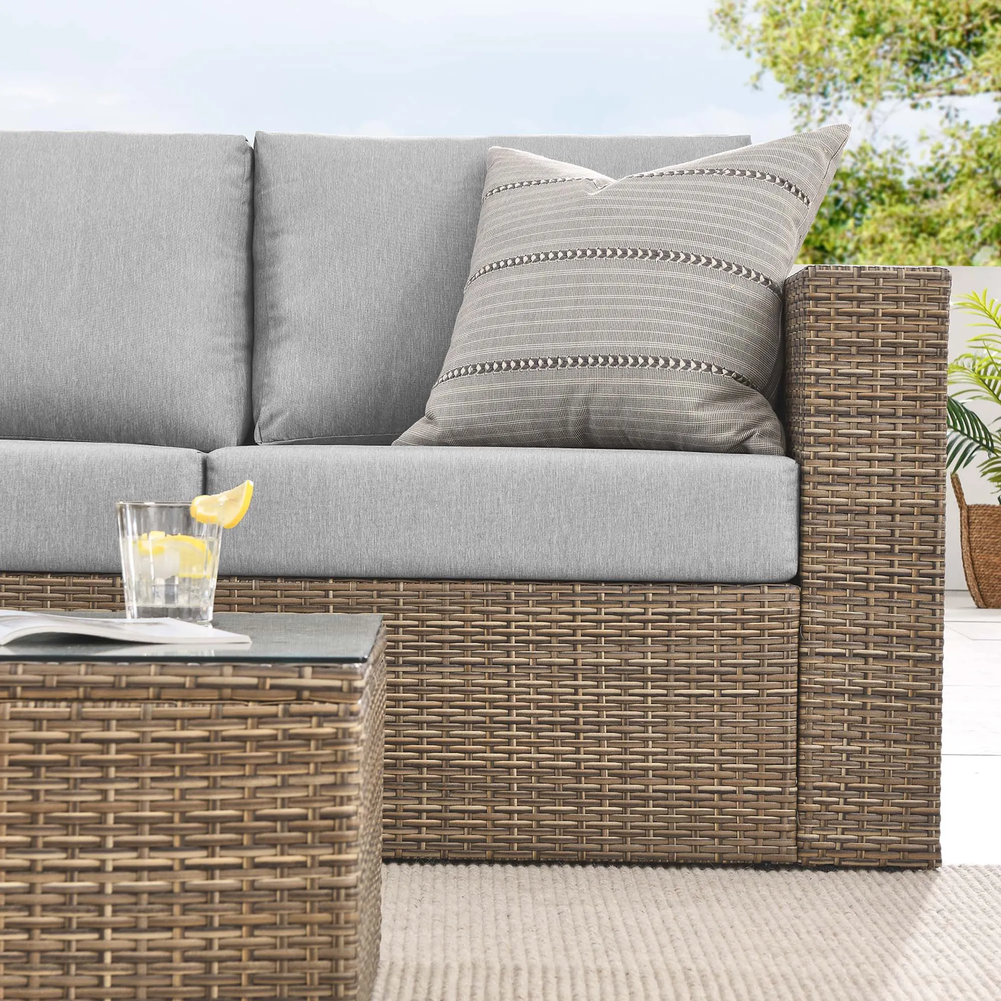 Convene Outdoor Patio Outdoor Patio 2-Piece Furniture Set by Modway