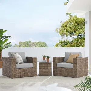 Convene Outdoor Patio Outdoor Patio 3-Piece Furniture Set by Modway