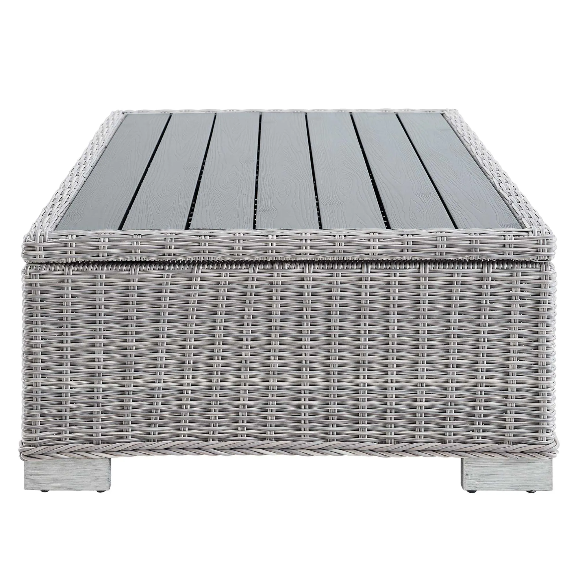 Conway 4-Piece Outdoor Patio Wicker Rattan Furniture Set by Modway