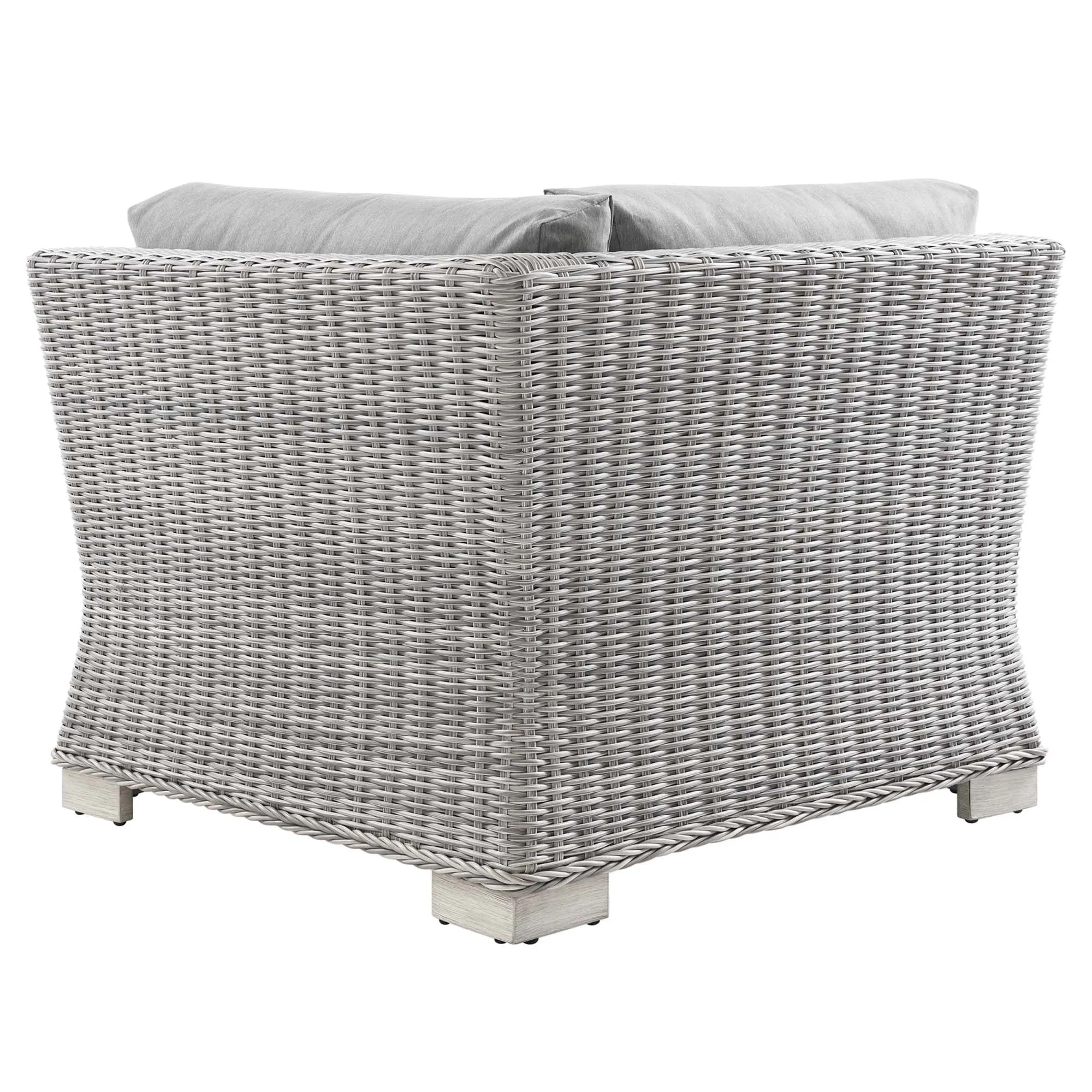 Conway Outdoor Patio Wicker Rattan Corner Chair by Modway