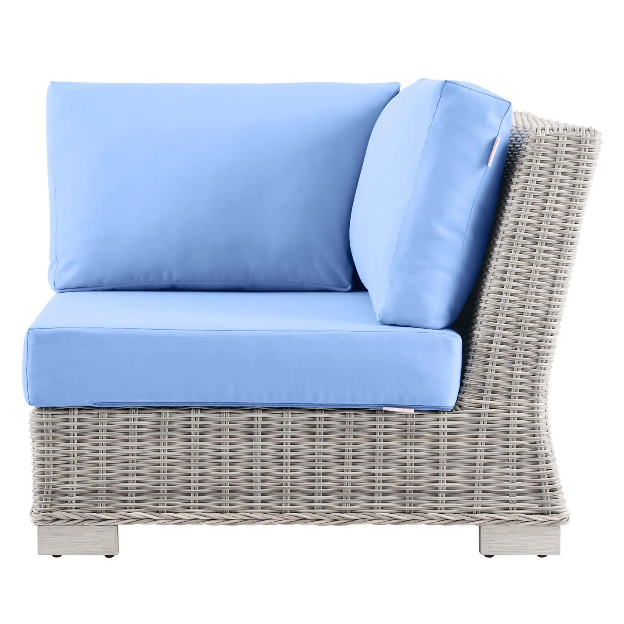 Conway Outdoor Patio Wicker Rattan Corner Chair by Modway