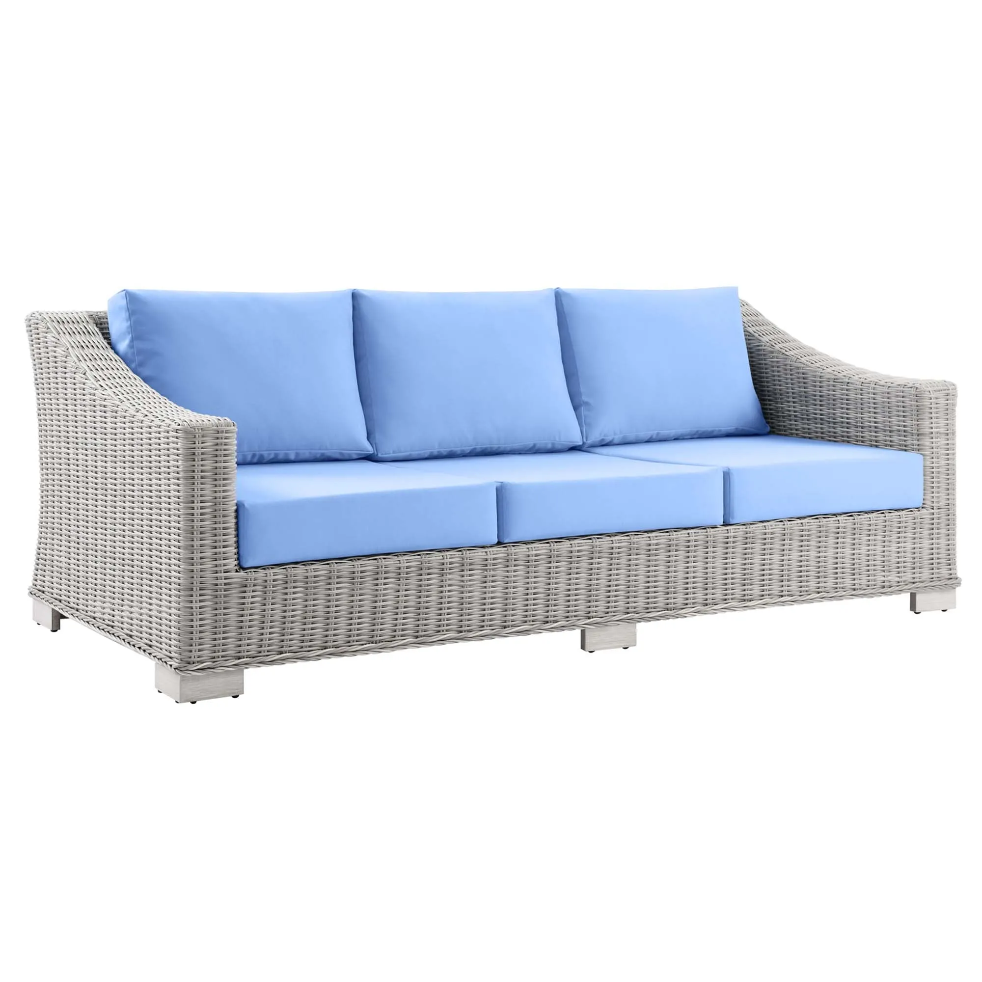 Conway Outdoor Patio Wicker Rattan Sofa by Modway