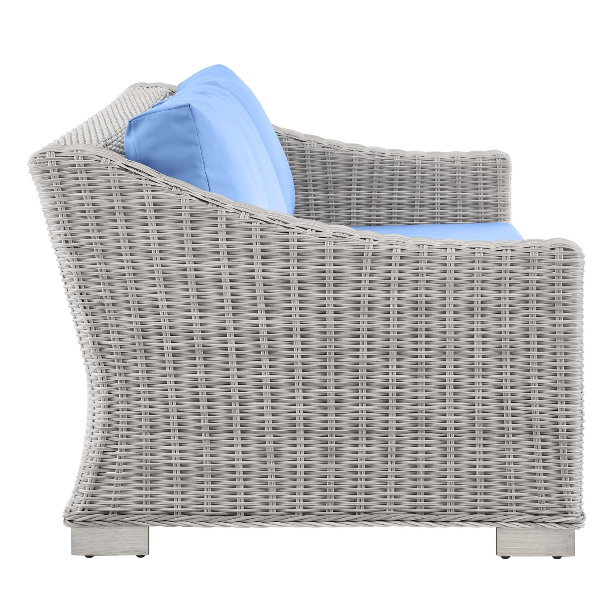 Conway Outdoor Patio Wicker Rattan Sofa by Modway