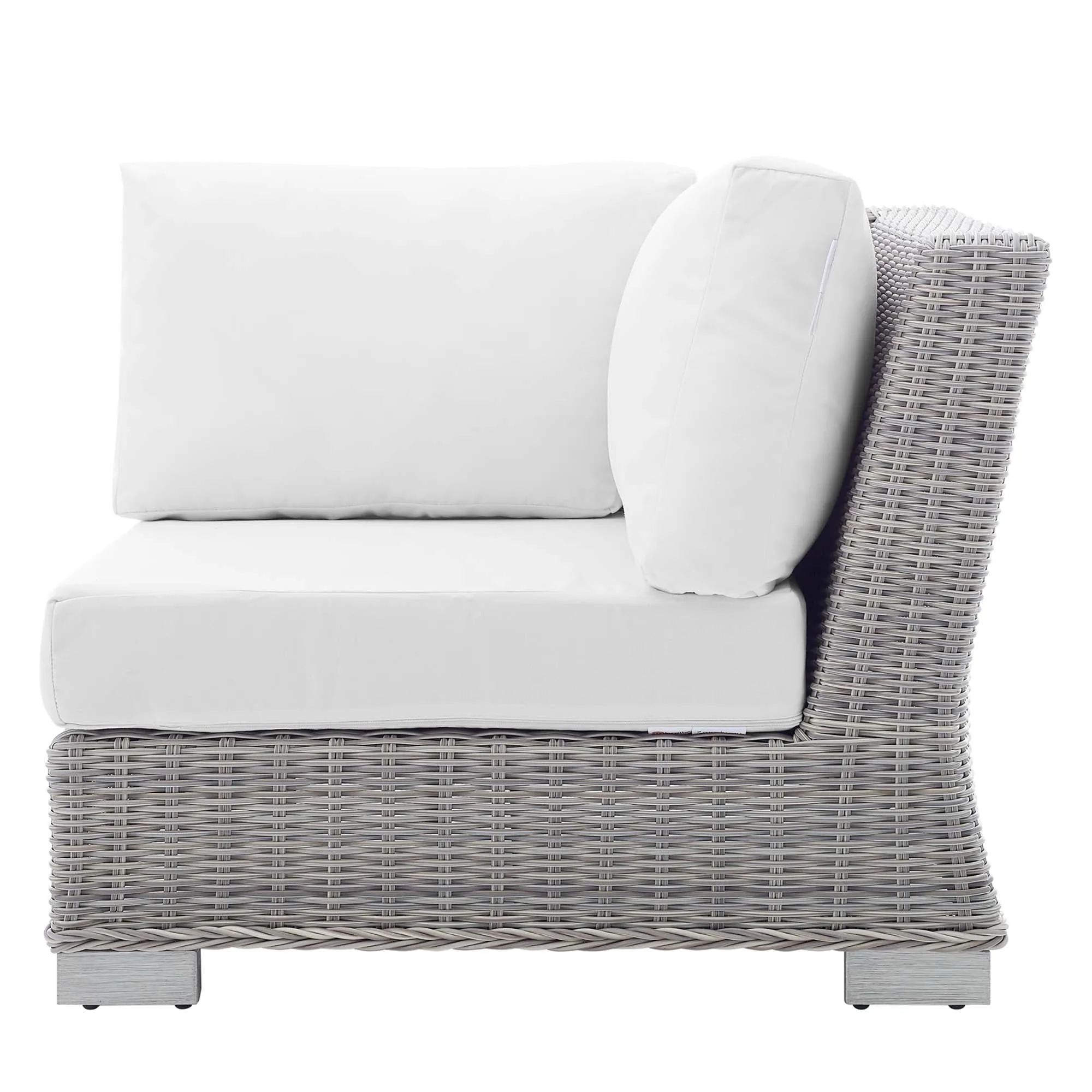 Conway Sunbrella® Outdoor Patio Wicker Rattan Corner Chair by Modway