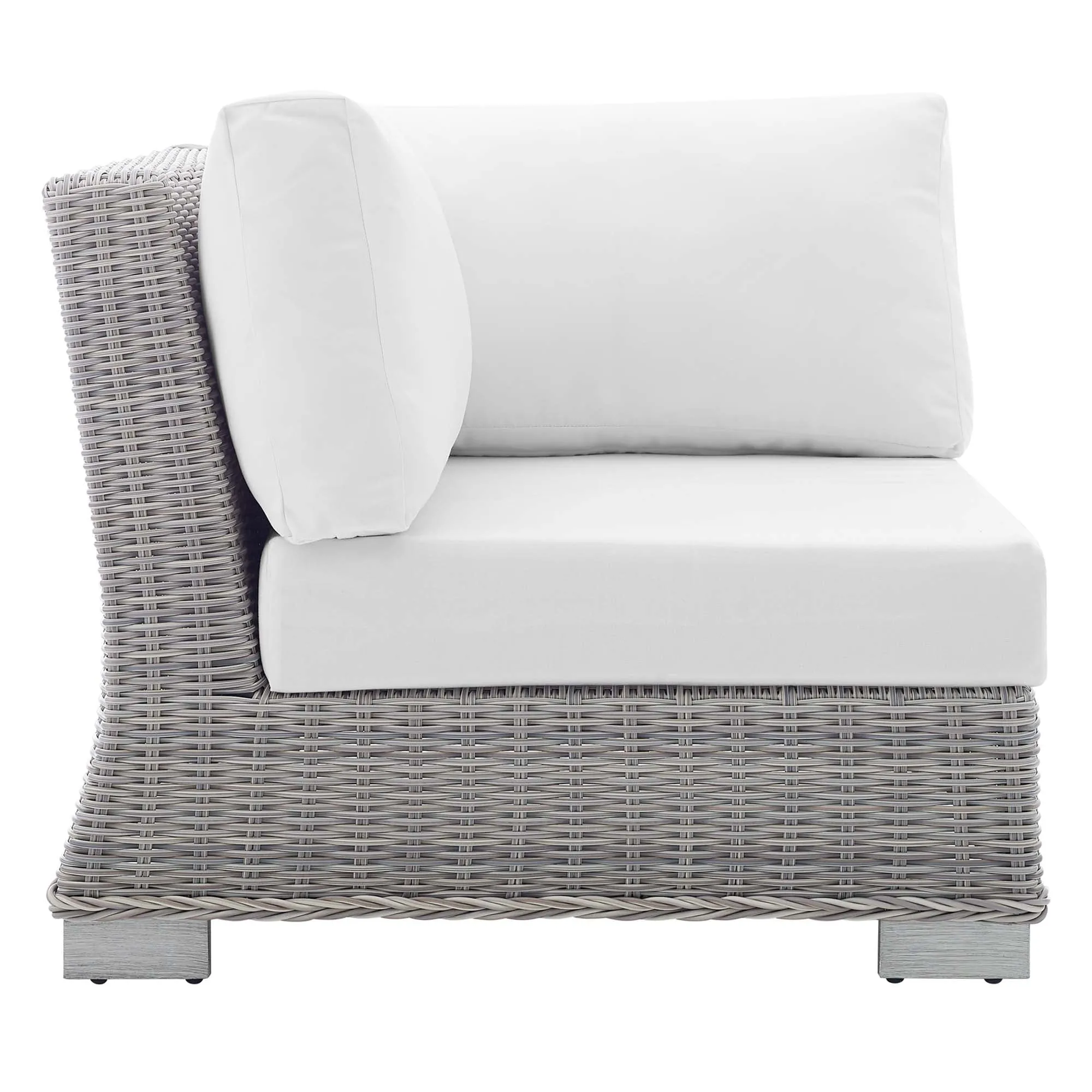 Conway Sunbrella® Outdoor Patio Wicker Rattan Corner Chair by Modway