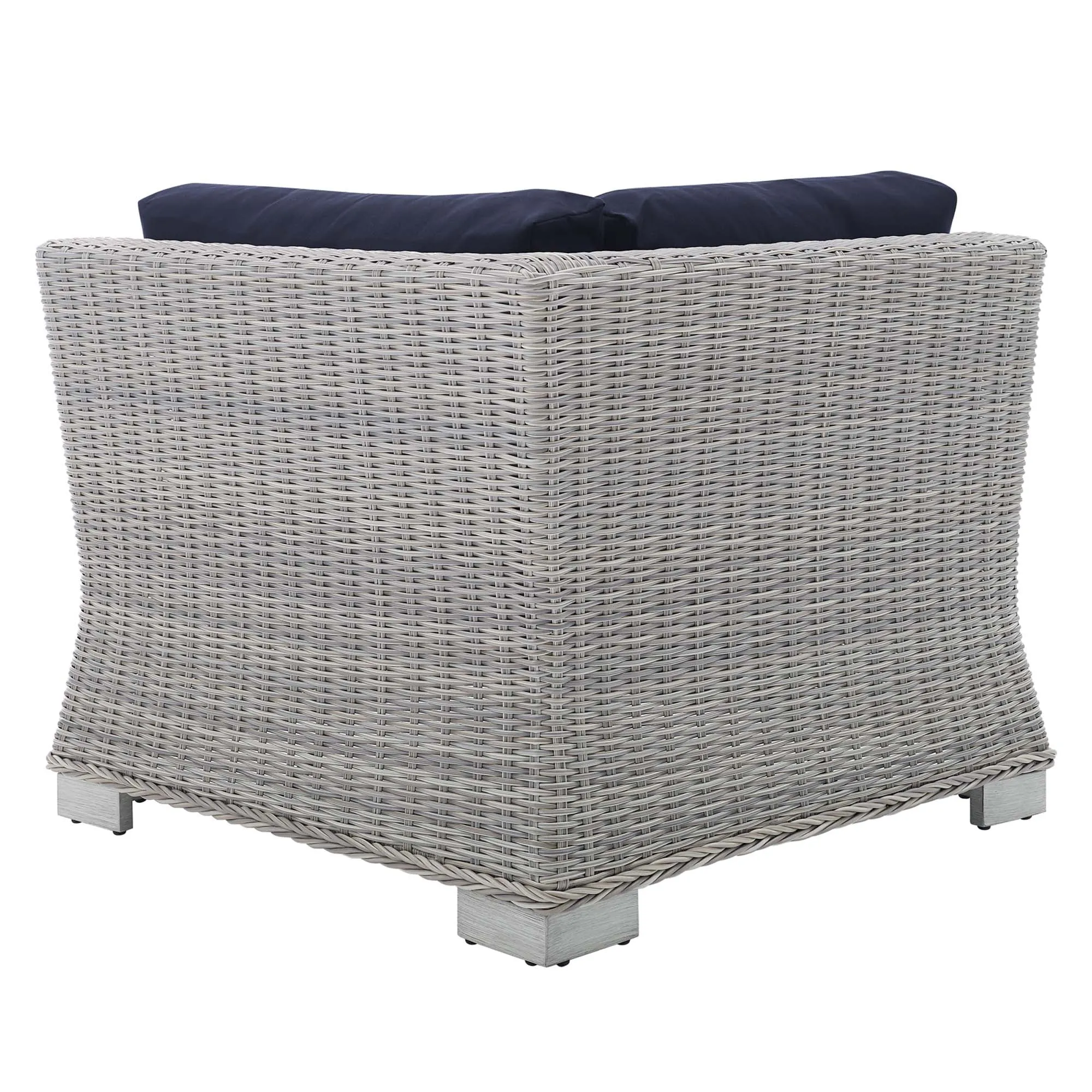 Conway Sunbrella® Outdoor Patio Wicker Rattan Corner Chair by Modway