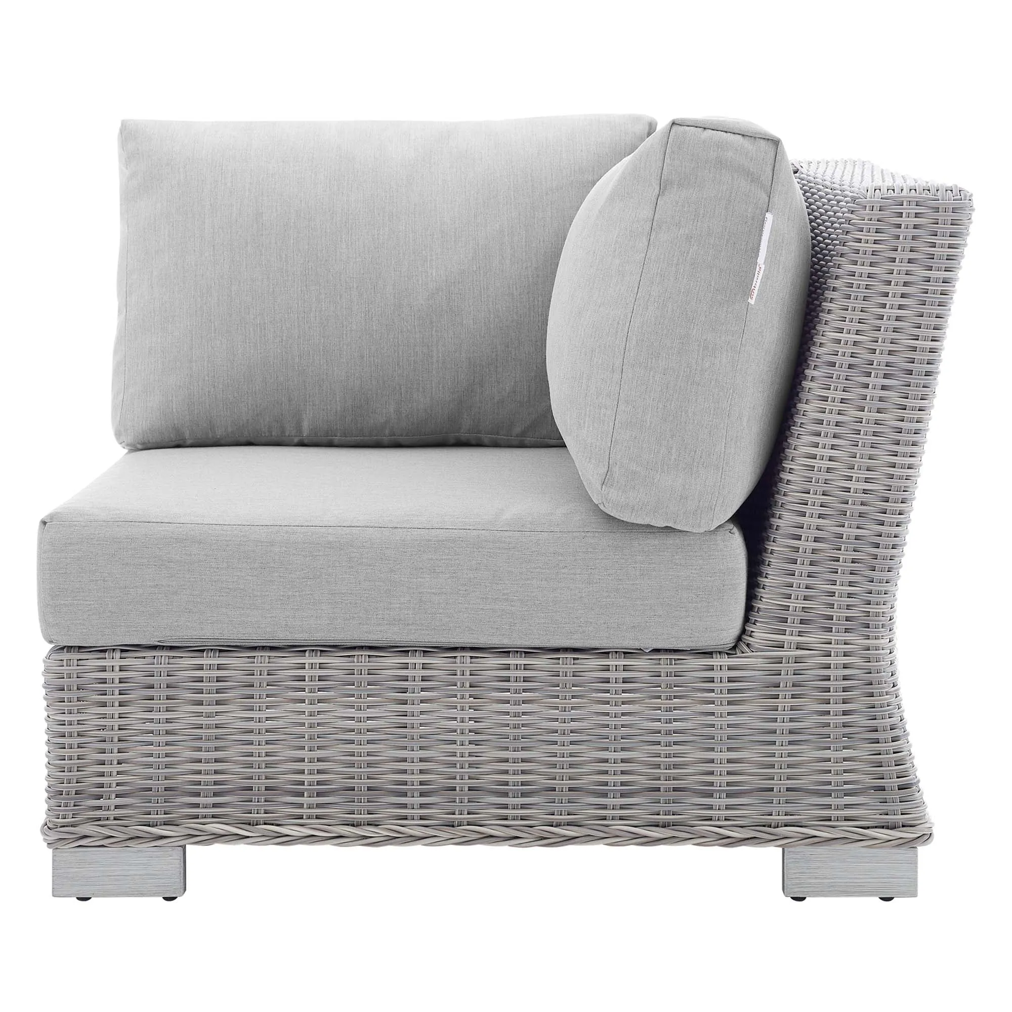 Conway Sunbrella® Outdoor Patio Wicker Rattan Corner Chair by Modway