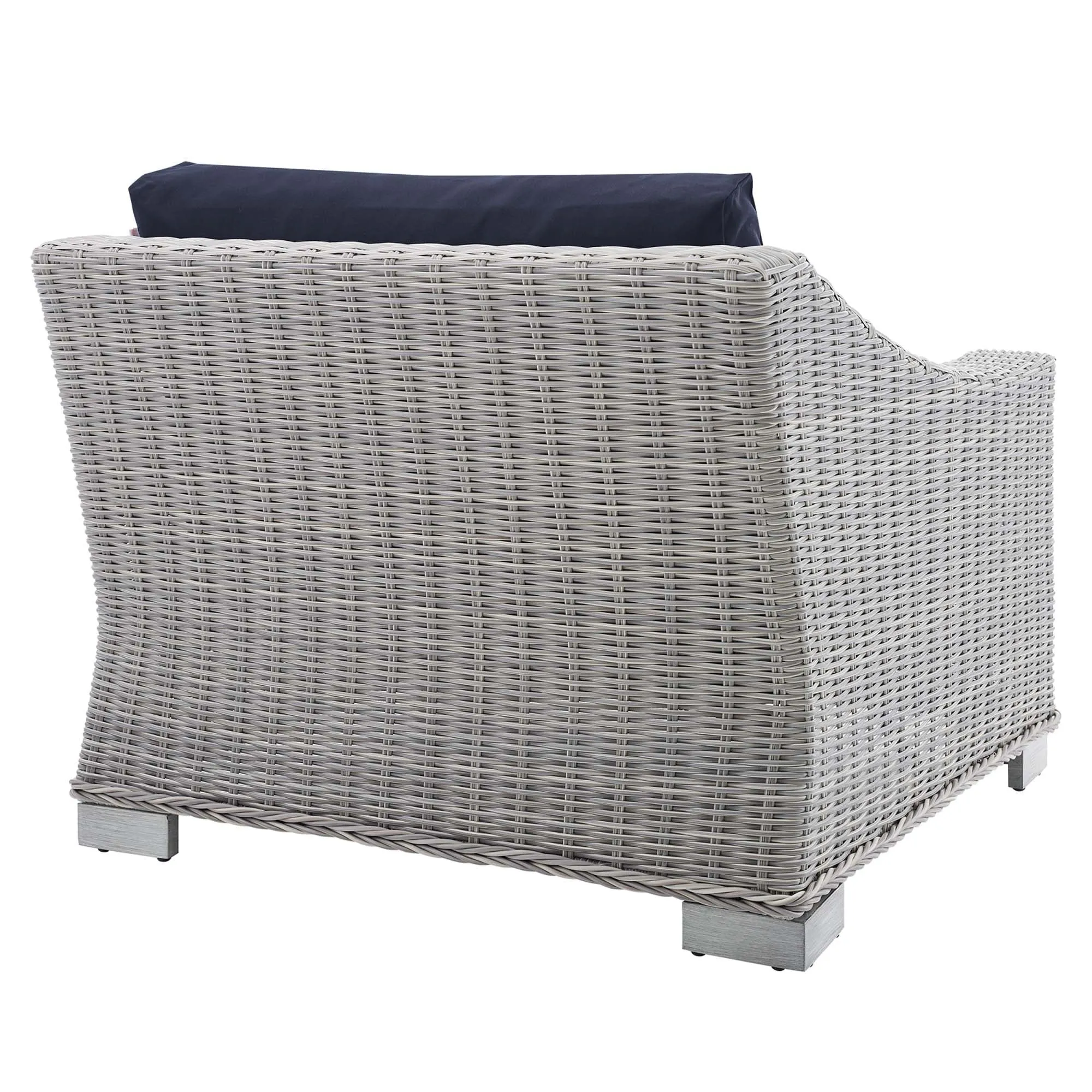 Conway Sunbrella® Outdoor Patio Wicker Rattan Left-Arm Chair by Modway
