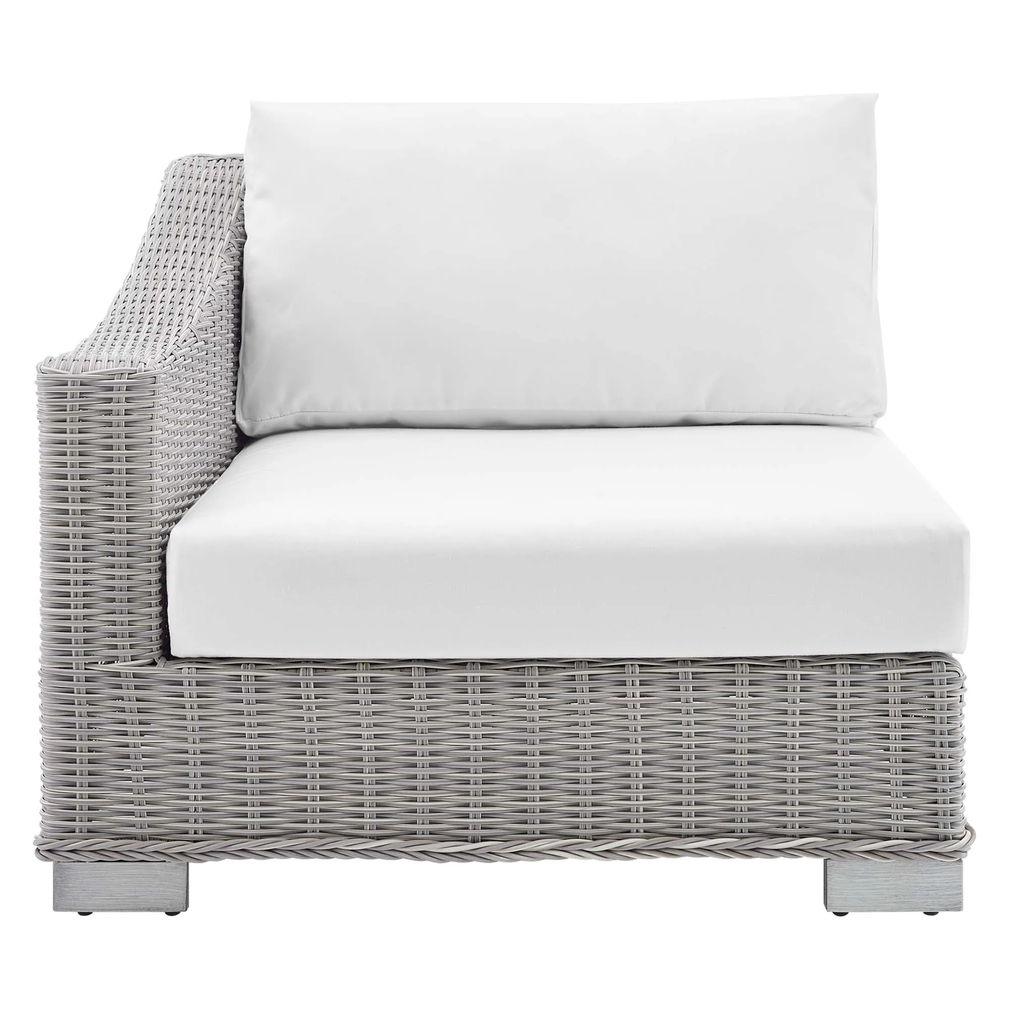 Conway Sunbrella® Outdoor Patio Wicker Rattan Left-Arm Chair by Modway