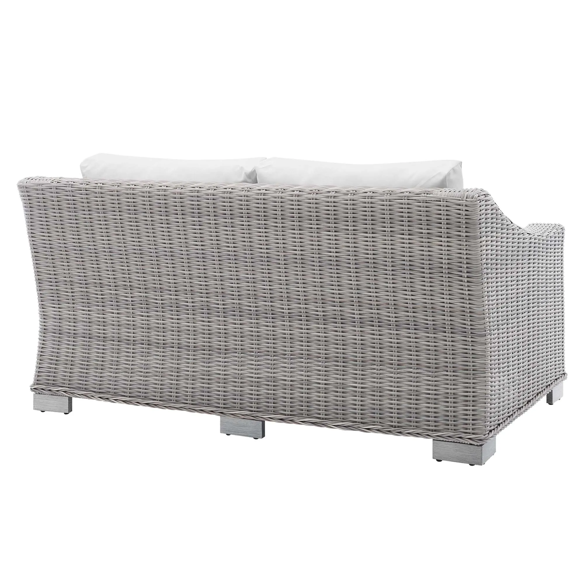Conway Sunbrella® Outdoor Patio Wicker Rattan Loveseat by Modway